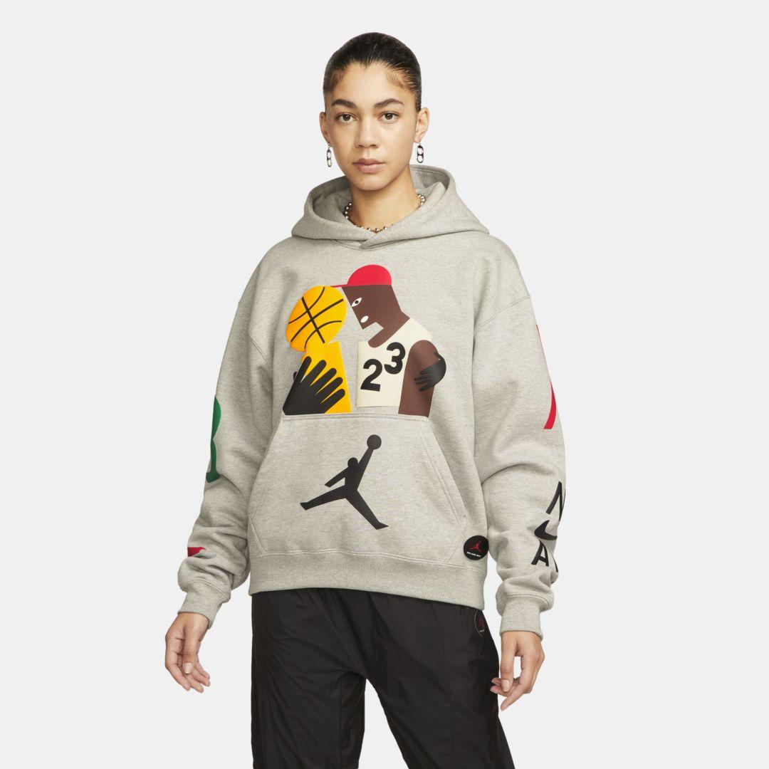 Nike Jordan X Nina Chanel Abney Hoodie in Gray | Lyst
