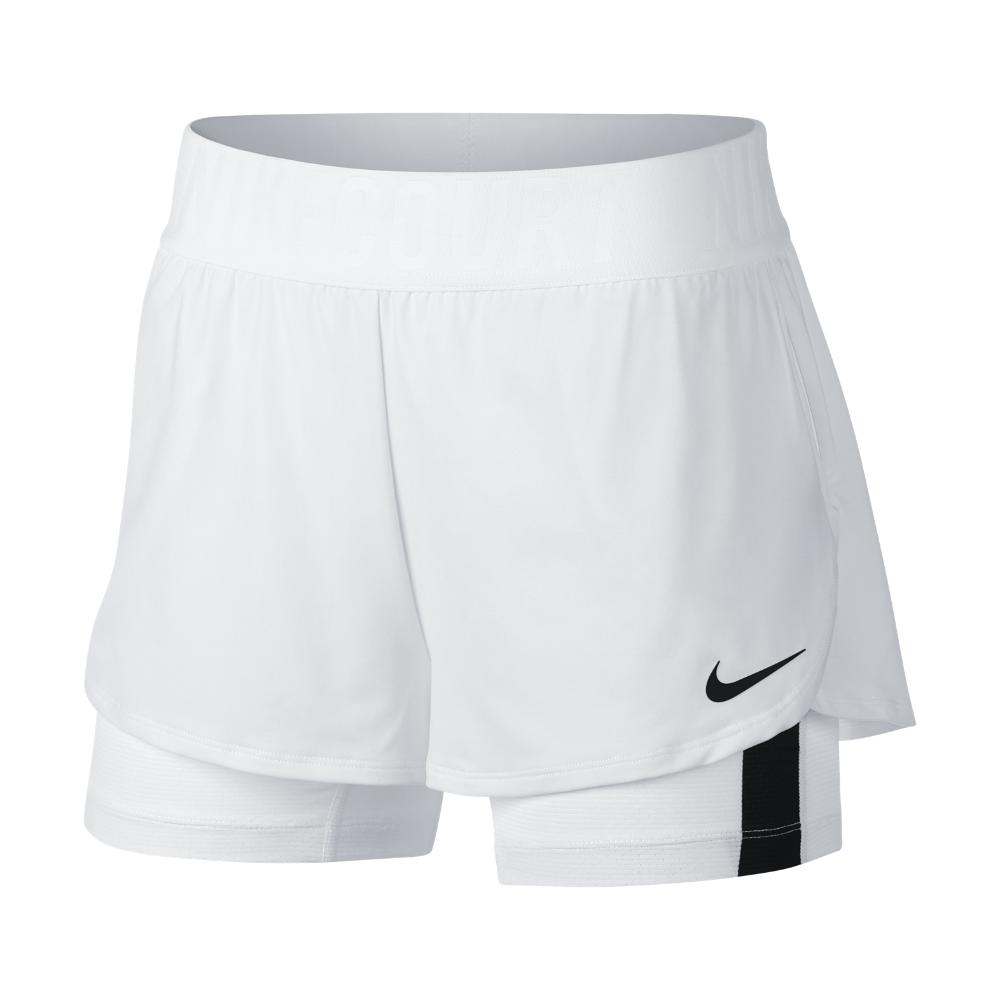 Nike Synthetic Court Dri Fit Ace Women S Tennis Shorts In White Black White Lyst Nike Synthetic Court Dri Fit Ace Women S Tennis Shorts In White Black White Lyst