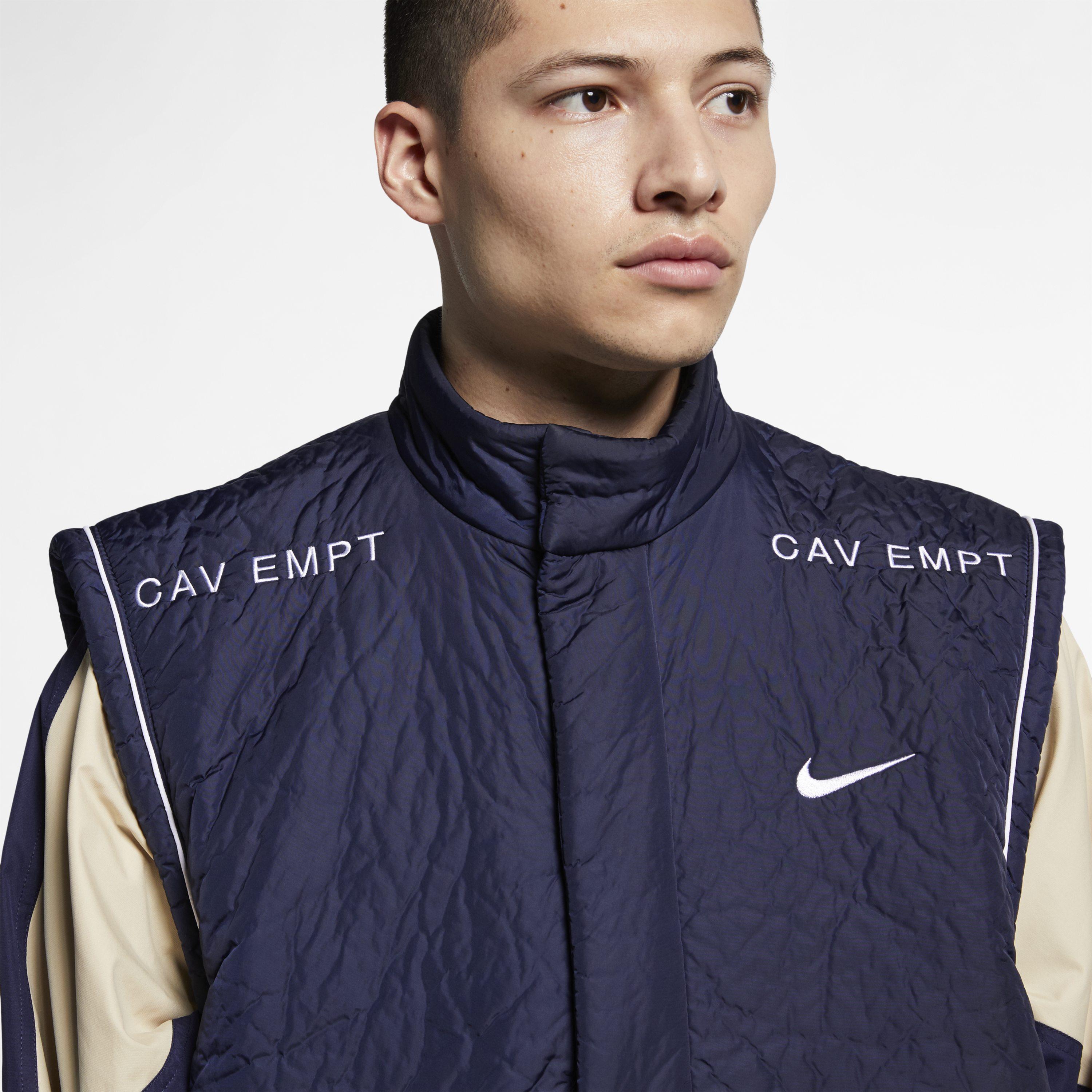 Nike X Cav Empt Gilet in Blue for Men | Lyst UK