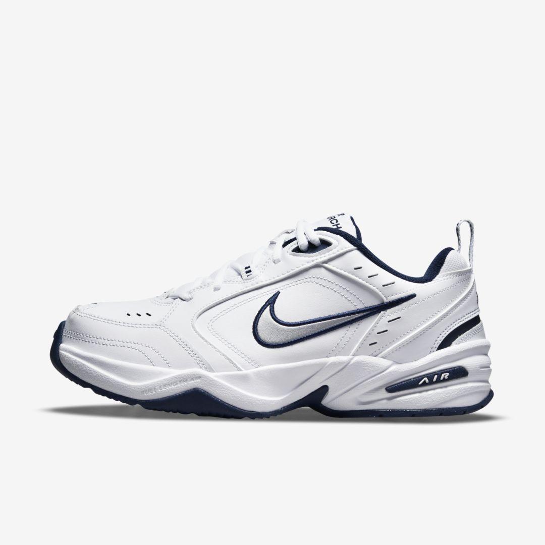 nike monarch all white