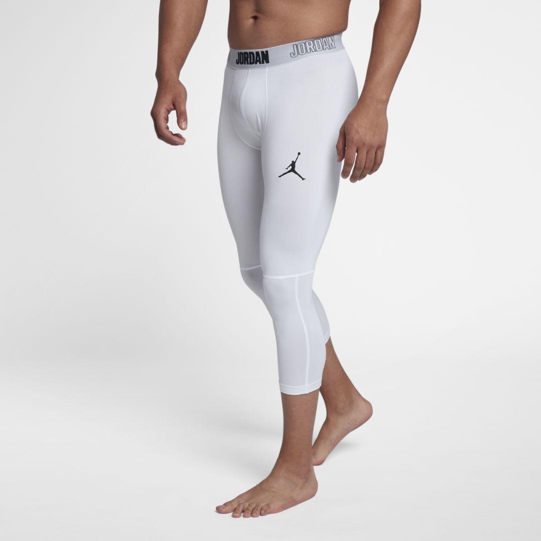 vinder designer Tegne Nike Jordan Dri-fit 23 Alpha 3/4 Training Tights in White for Men | Lyst
