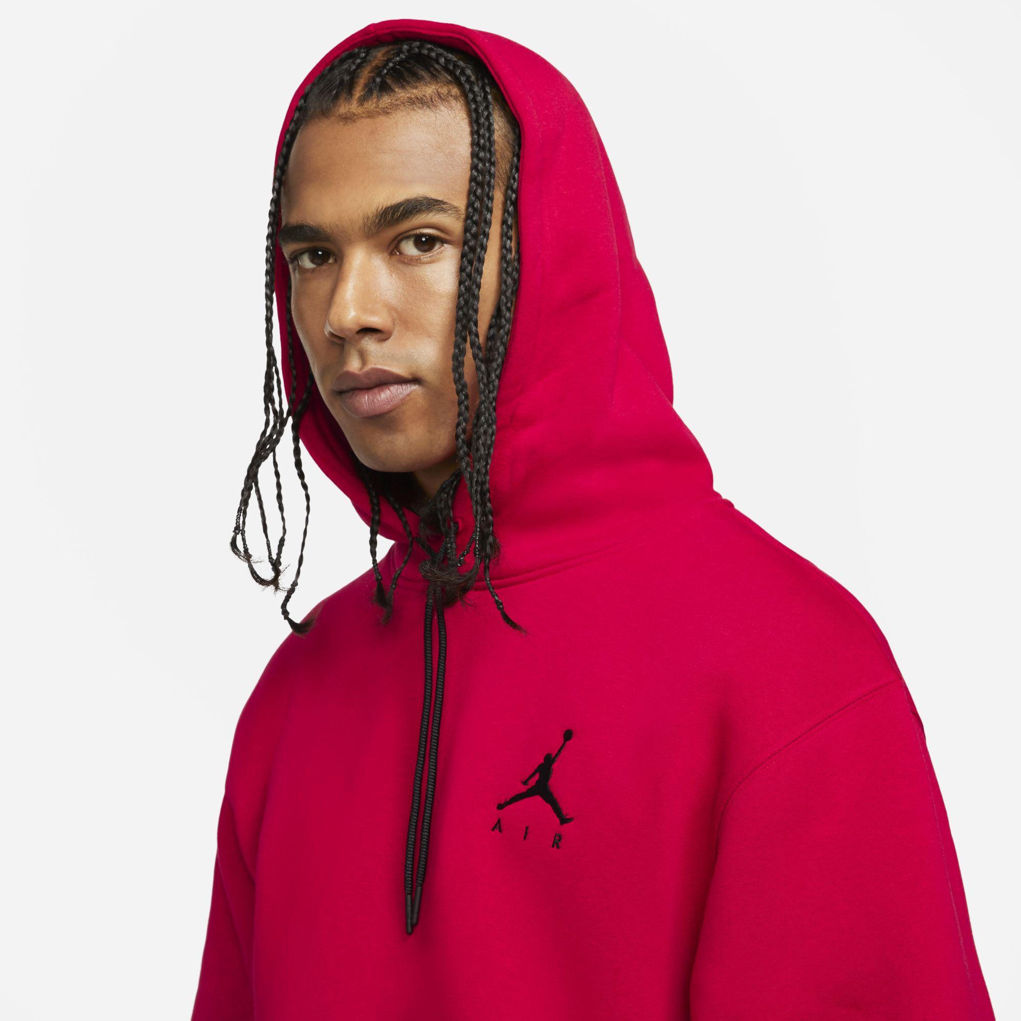 Mens red jordan clearance hoodie