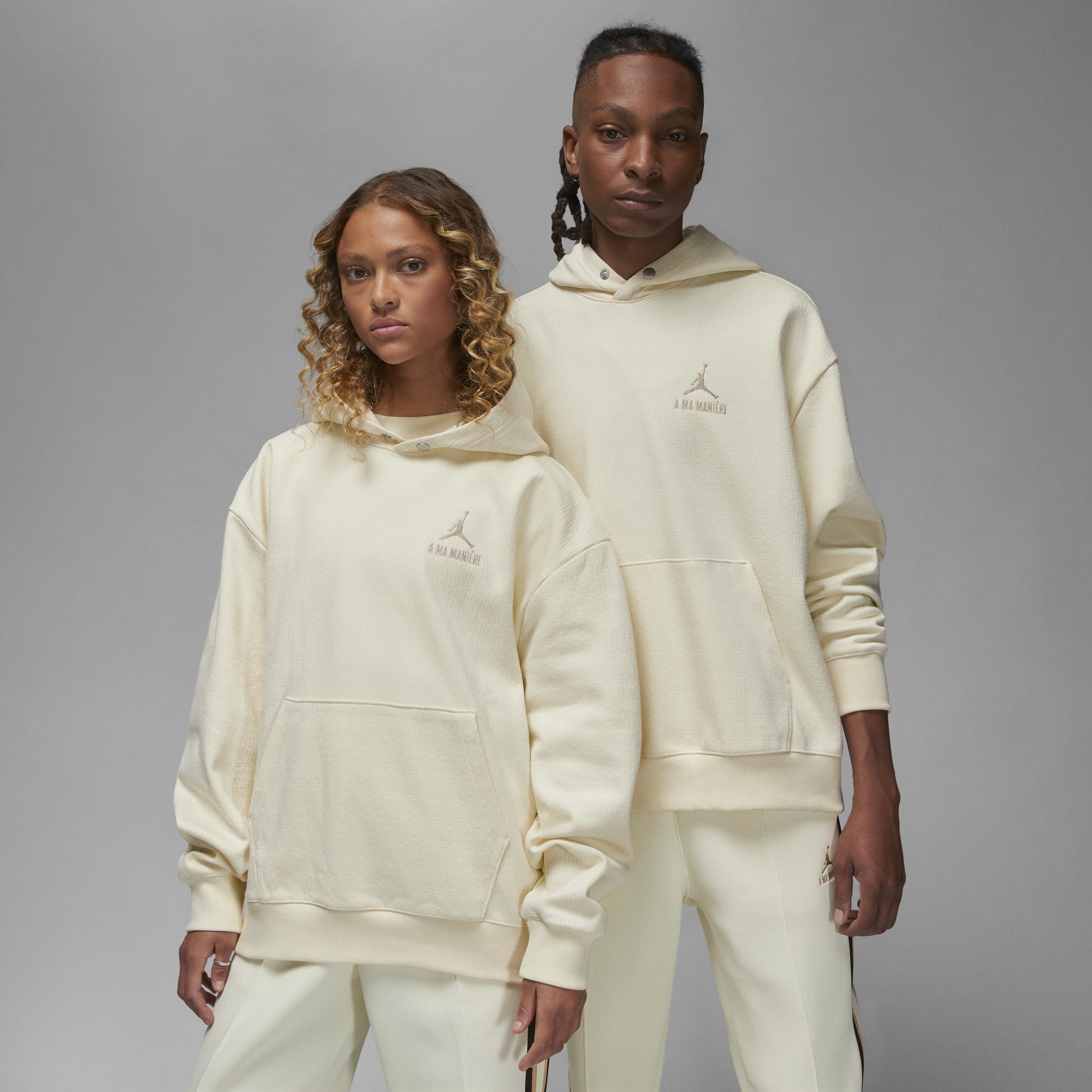 Nike Jordan X A Ma Maniére Jacquard Hoodie In White, in Natural for Men ...