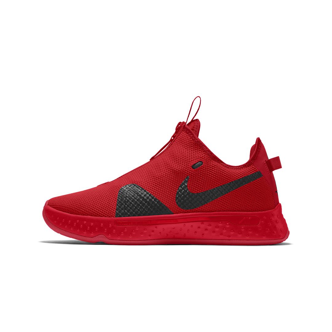 Nike Pg 4 By You Custom Basketball Shoe in Red | Lyst