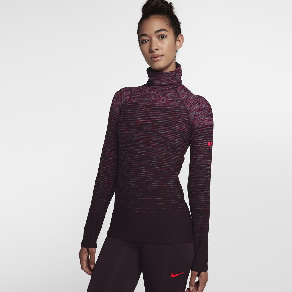 nike pro hyperwarm women's long sleeve training top