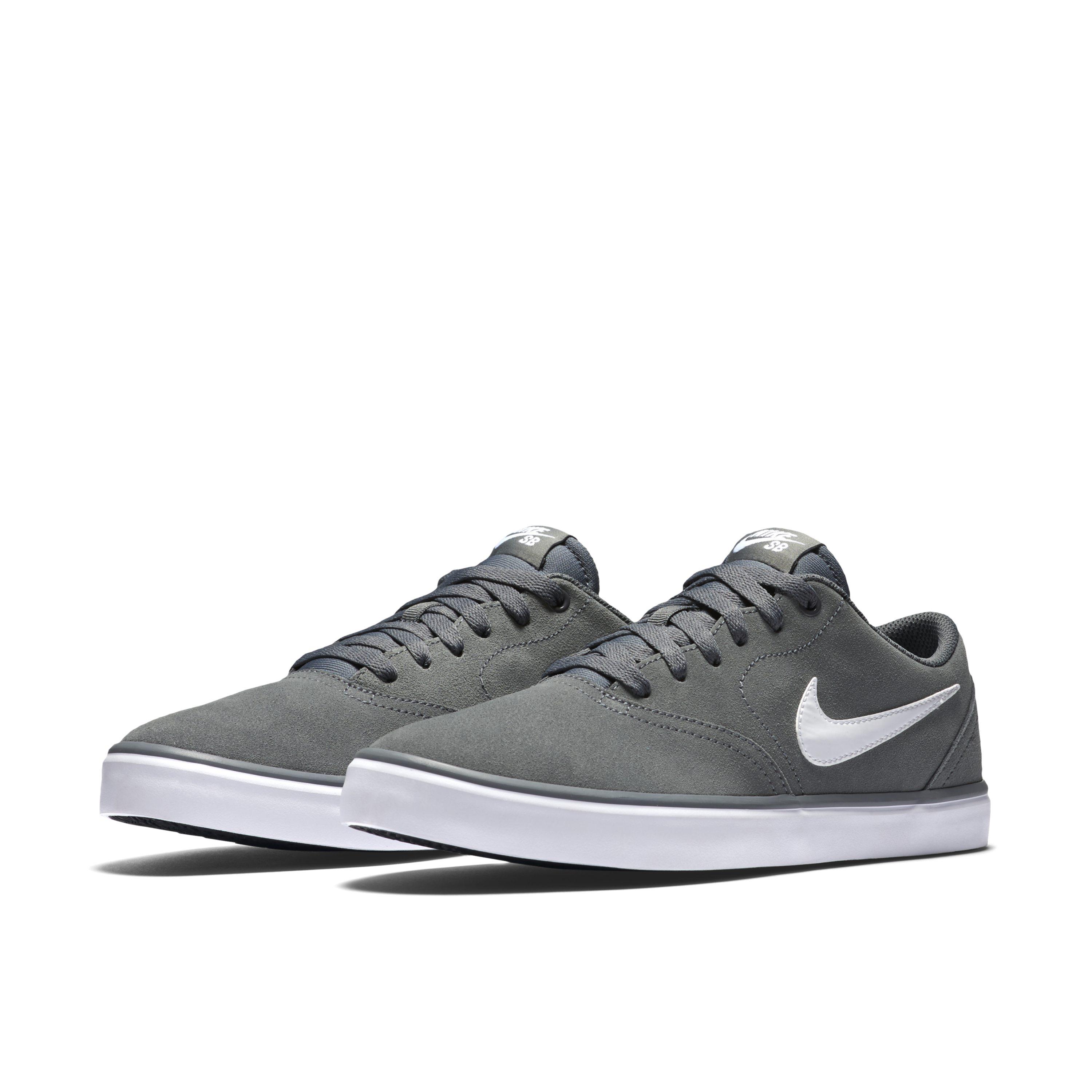 músculo aire precedente Nike Sb Check Solarsoft Skateboarding Shoe in Grey | Lyst UK