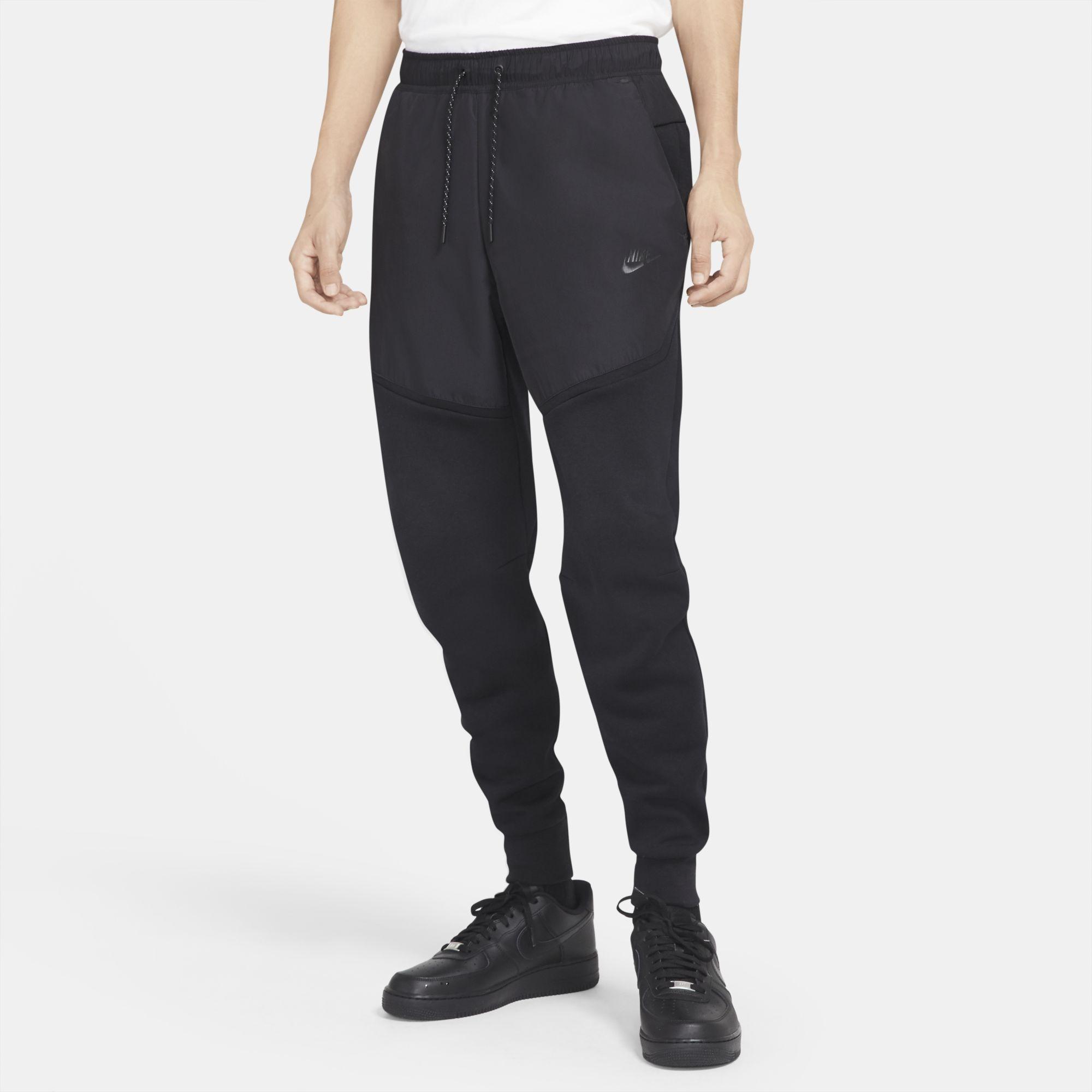 Nike Sportswear Tech Fleece Woven Joggers Black for Men | Lyst UK
