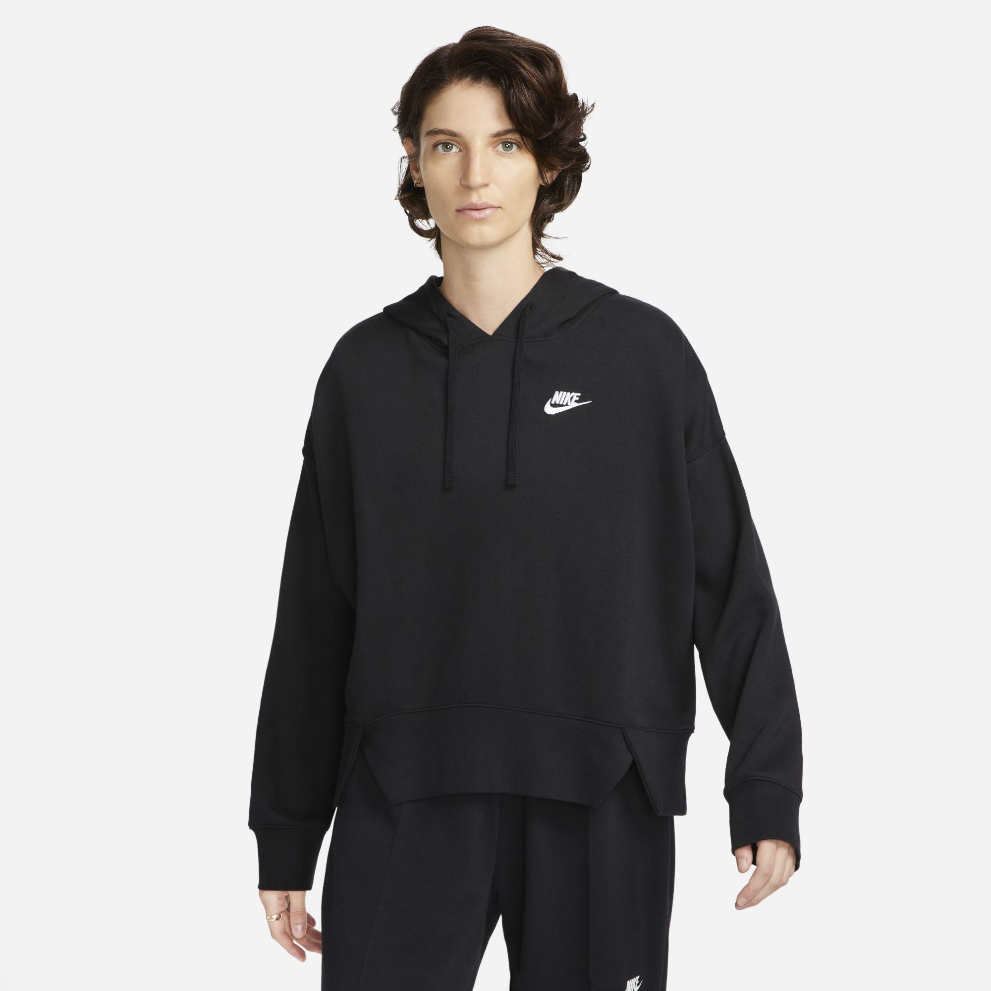Nike Sportswear Club Fleece Oversized Hoodie in Black | Lyst