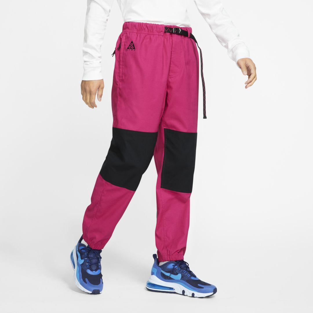 Nike Synthetic Acg Trail Pants in Red (Pink) for Men - Lyst