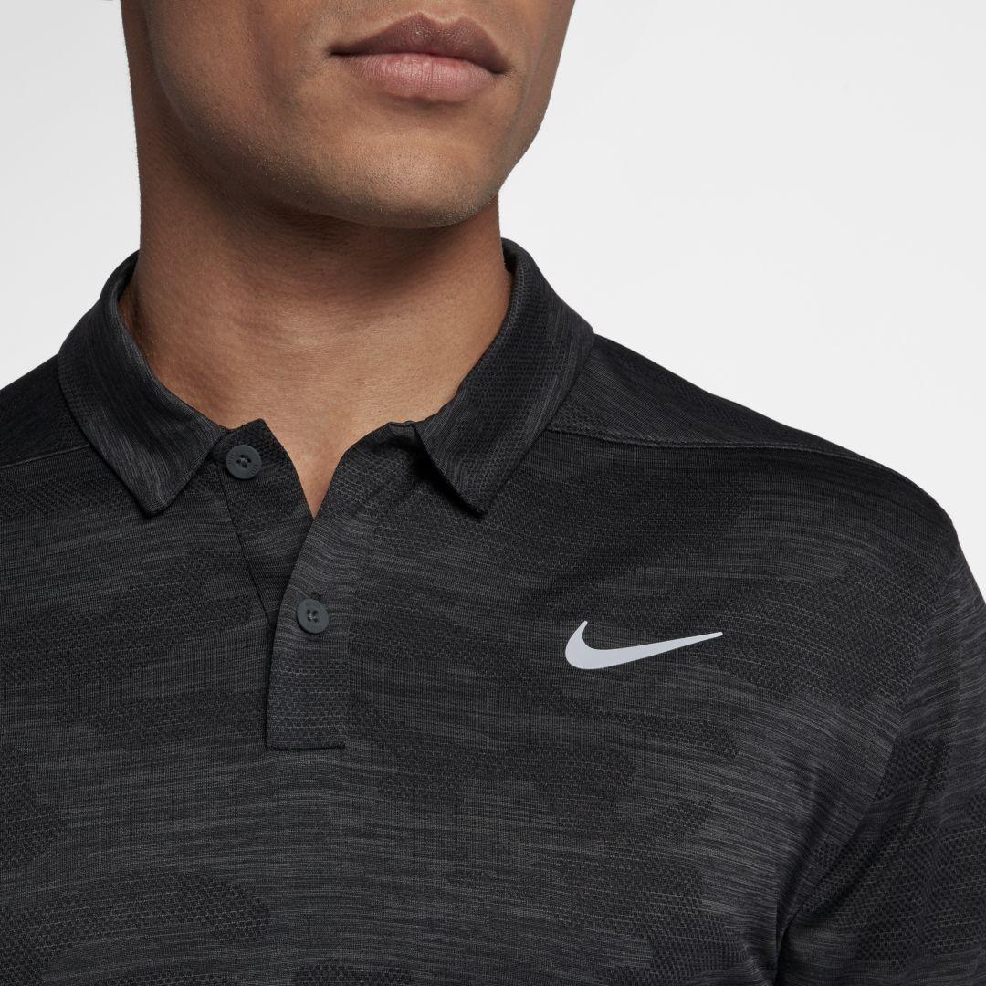 Nike Zonal Cooling Camo Golf Polo in Black for Men | Lyst