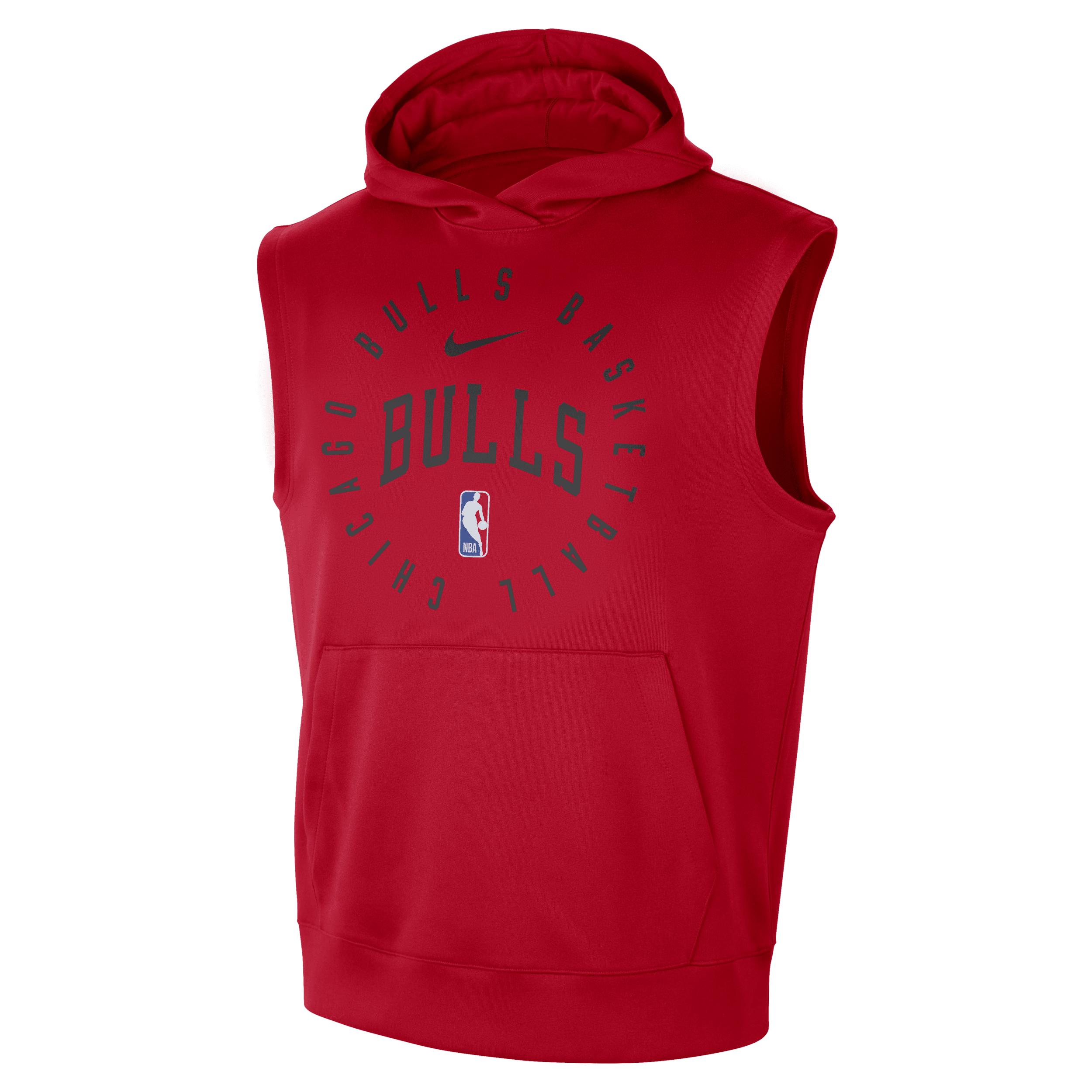 Nike Chicago Bulls Spotlight Dri Fit Nba Sleeveless Hoodie in Red for Men Lyst UK