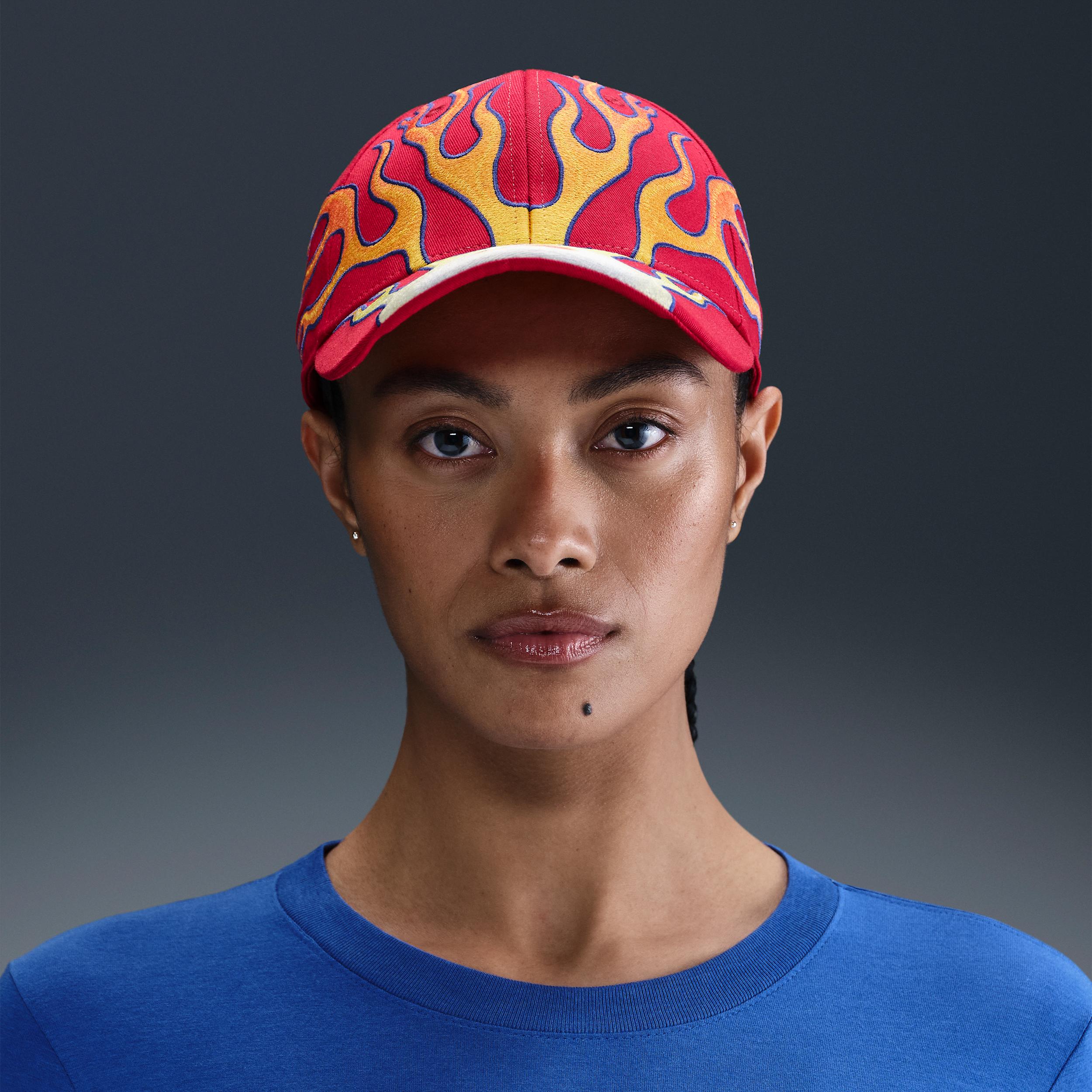 Nike Club Cap Structured Og Flame Cap in Blue | Lyst