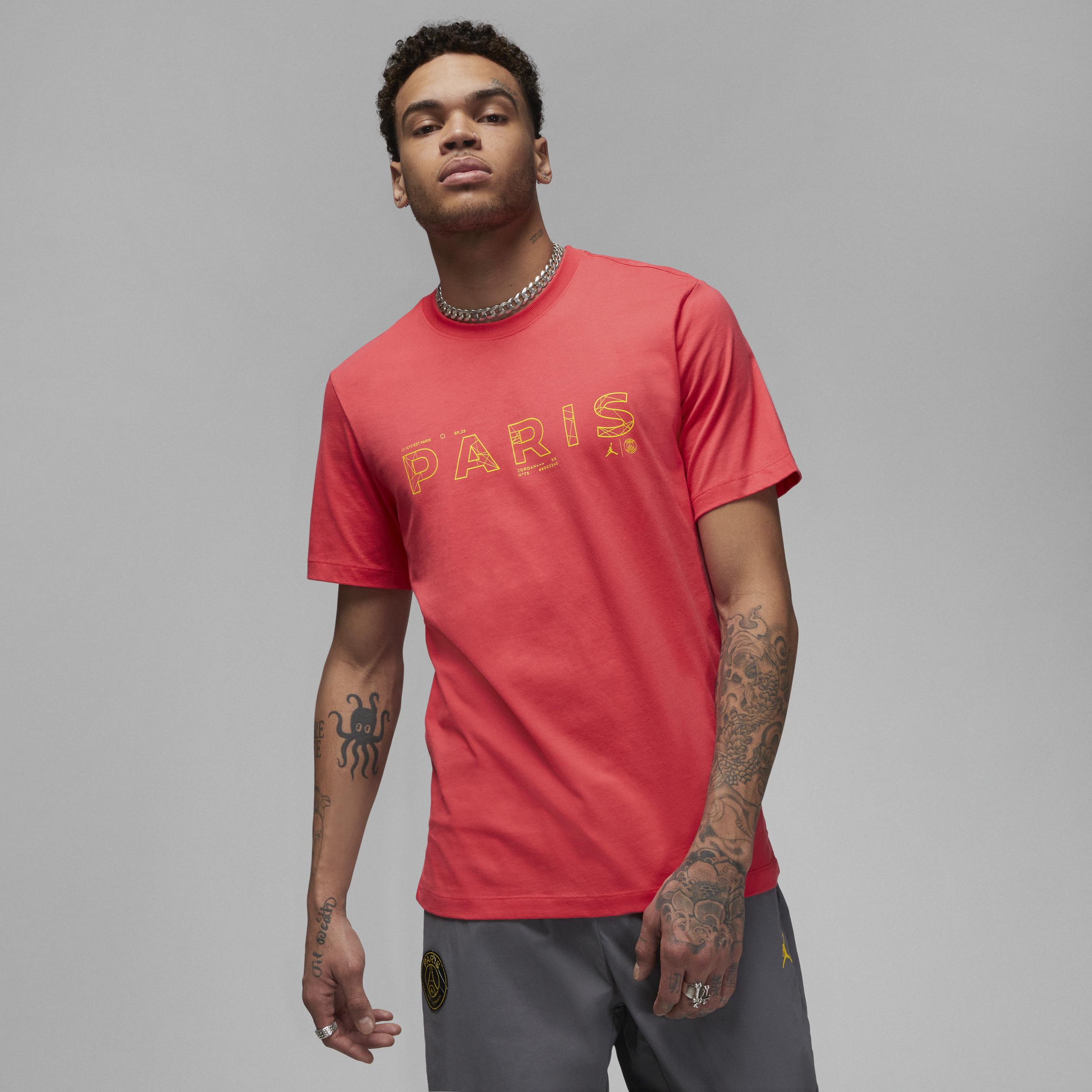 Nike Paris Saint-germain T-shirt in het Rood voor heren | Lyst NL