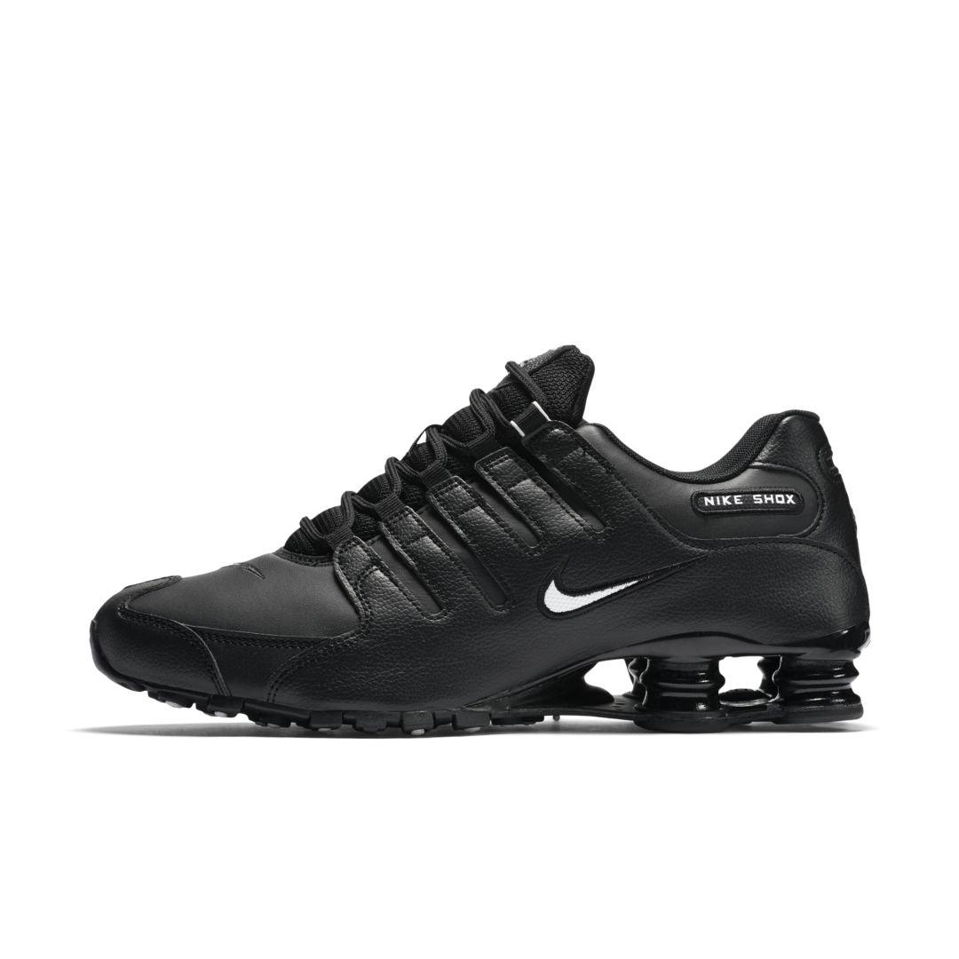black suede nike shox