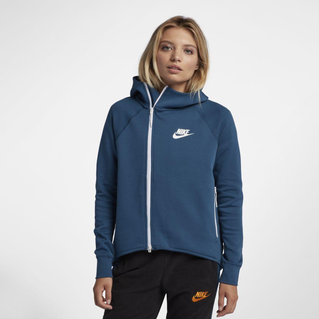 nike tech fleece full zip cape