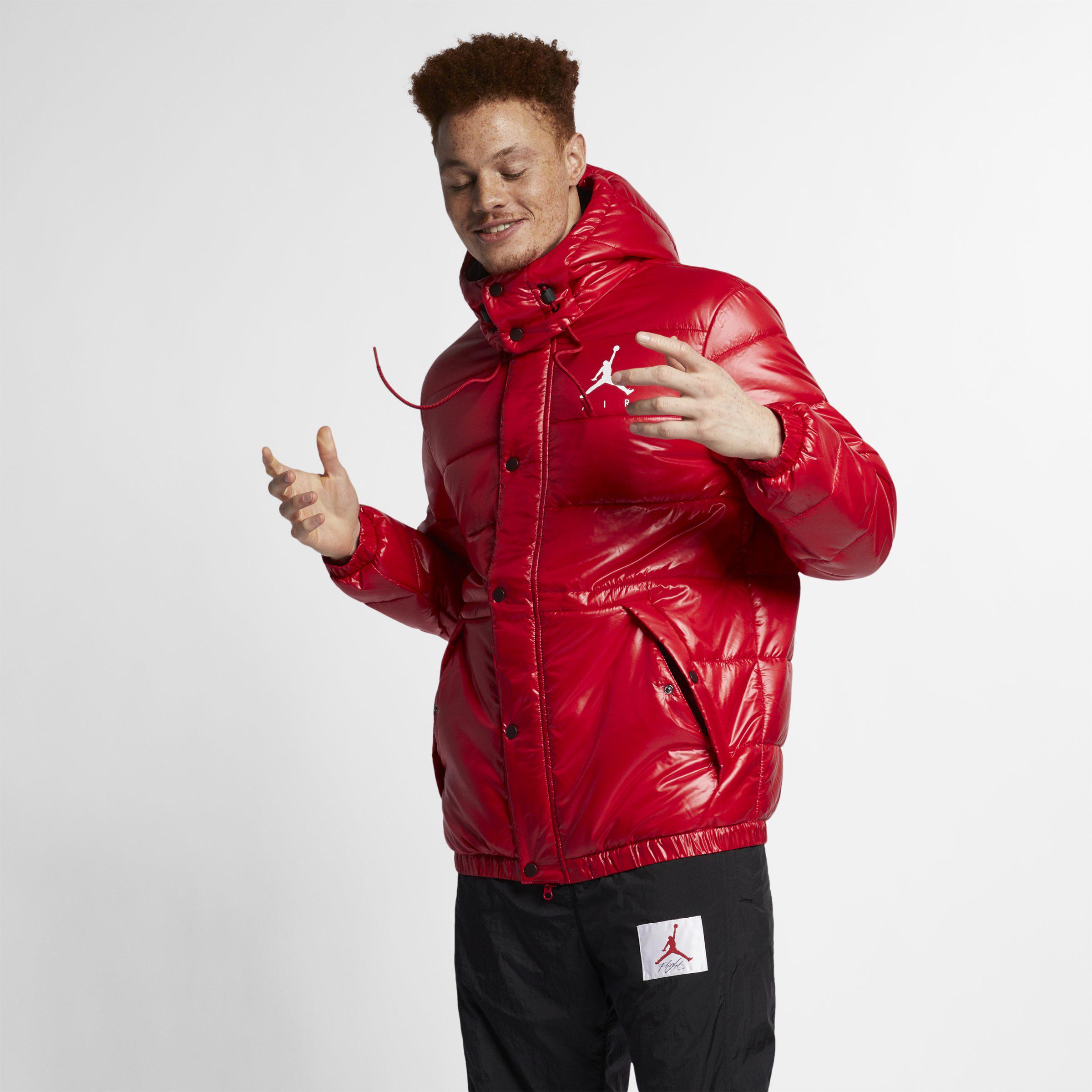 Nike Jordan Jumpman Puffer Jacket in Red for Men | Lyst UK