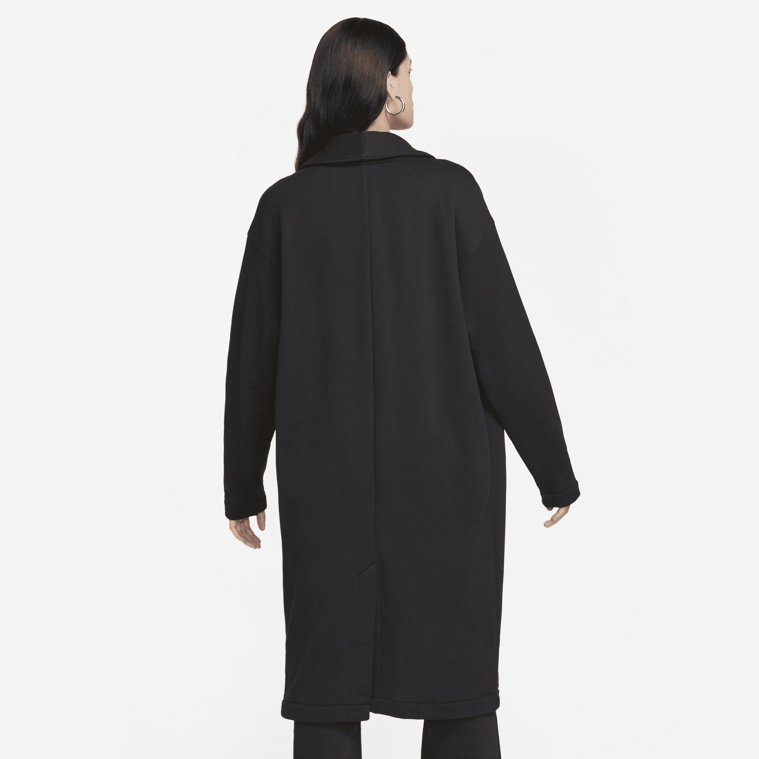 Nike Sportswear Modern Fleece Oversized French Terry Duster in Black | Lyst