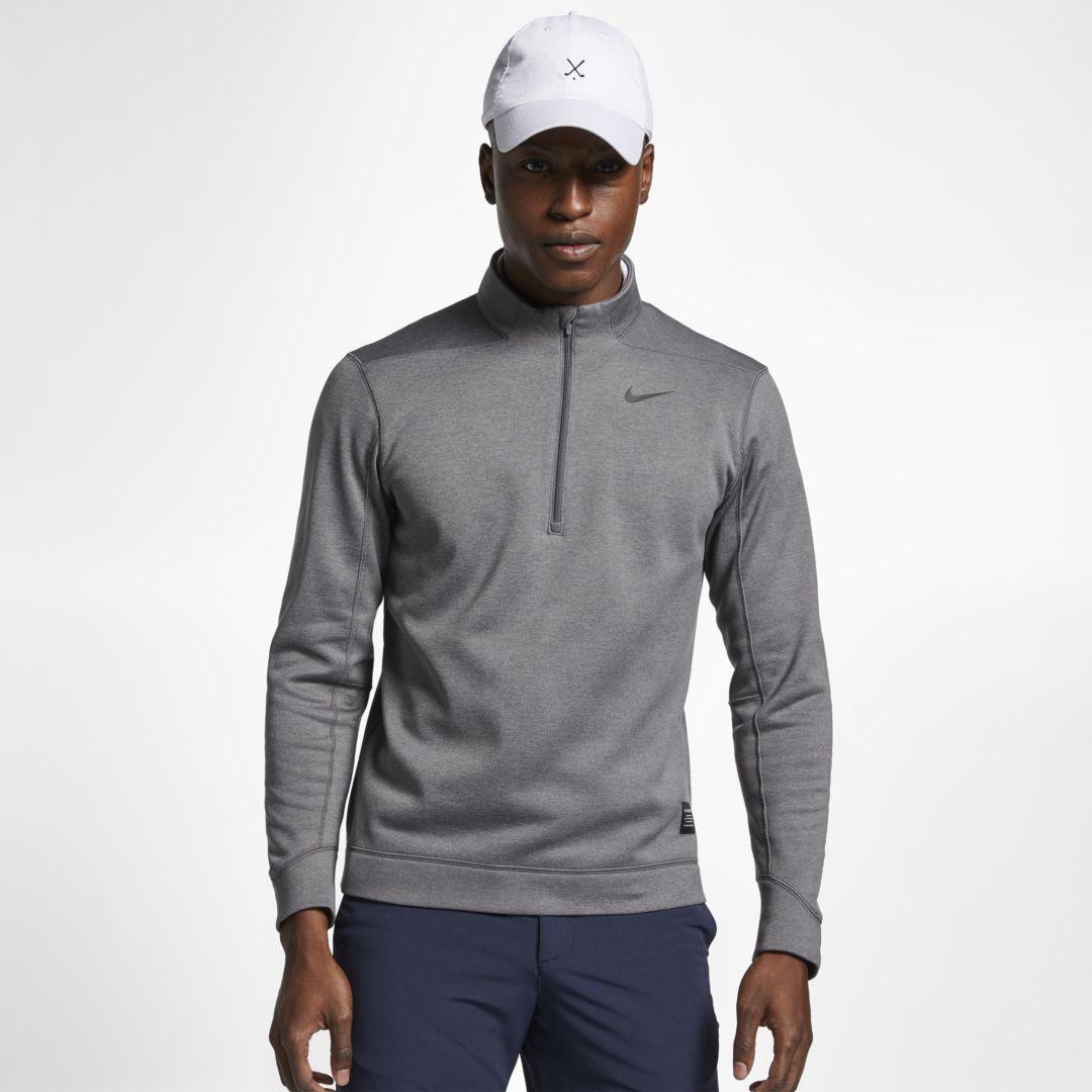Nike Therma Repel 1/2-zip Golf Top in Grey (Gray) for Men - Lyst