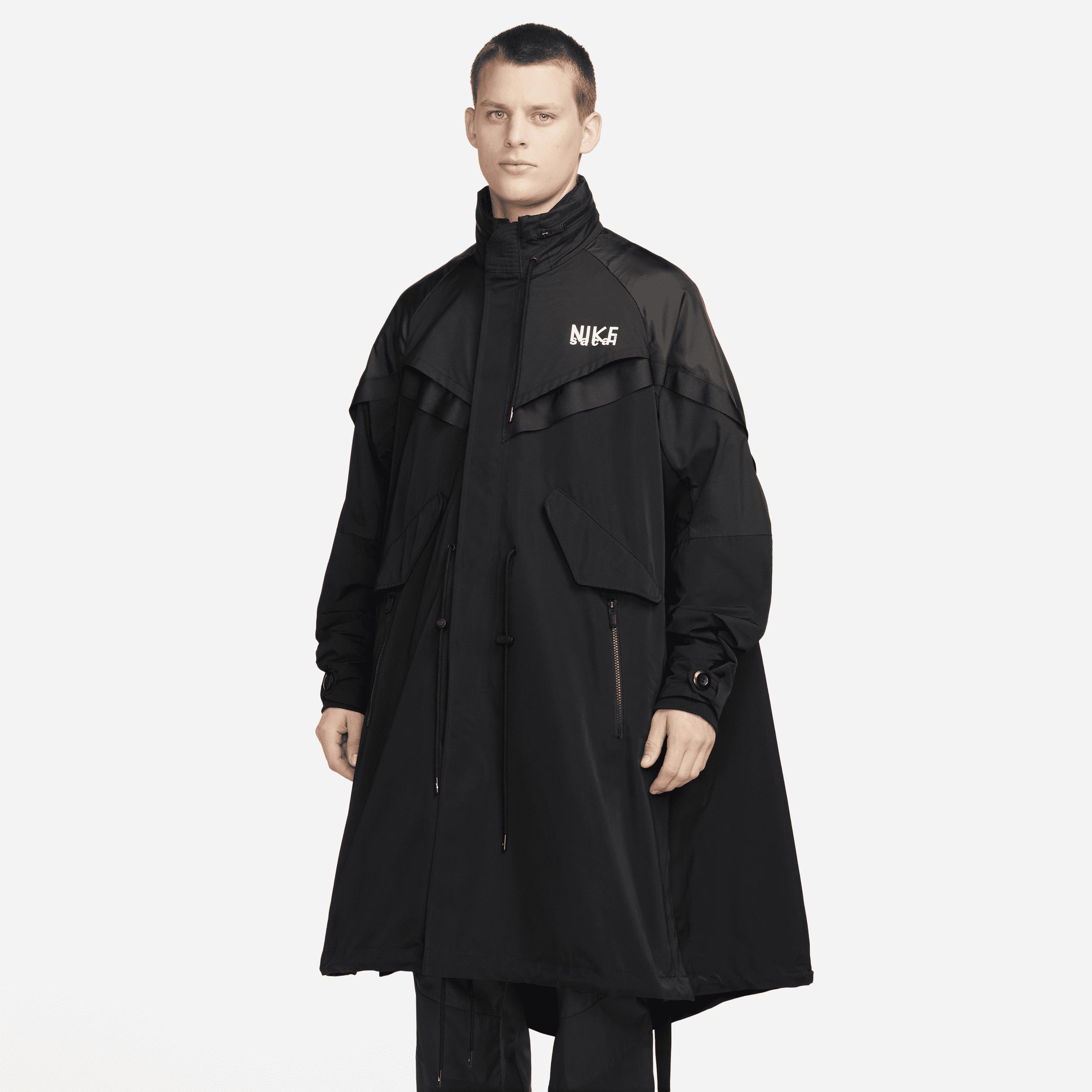 Nike X Sacai Trench Jacket In Black, for Men | Lyst