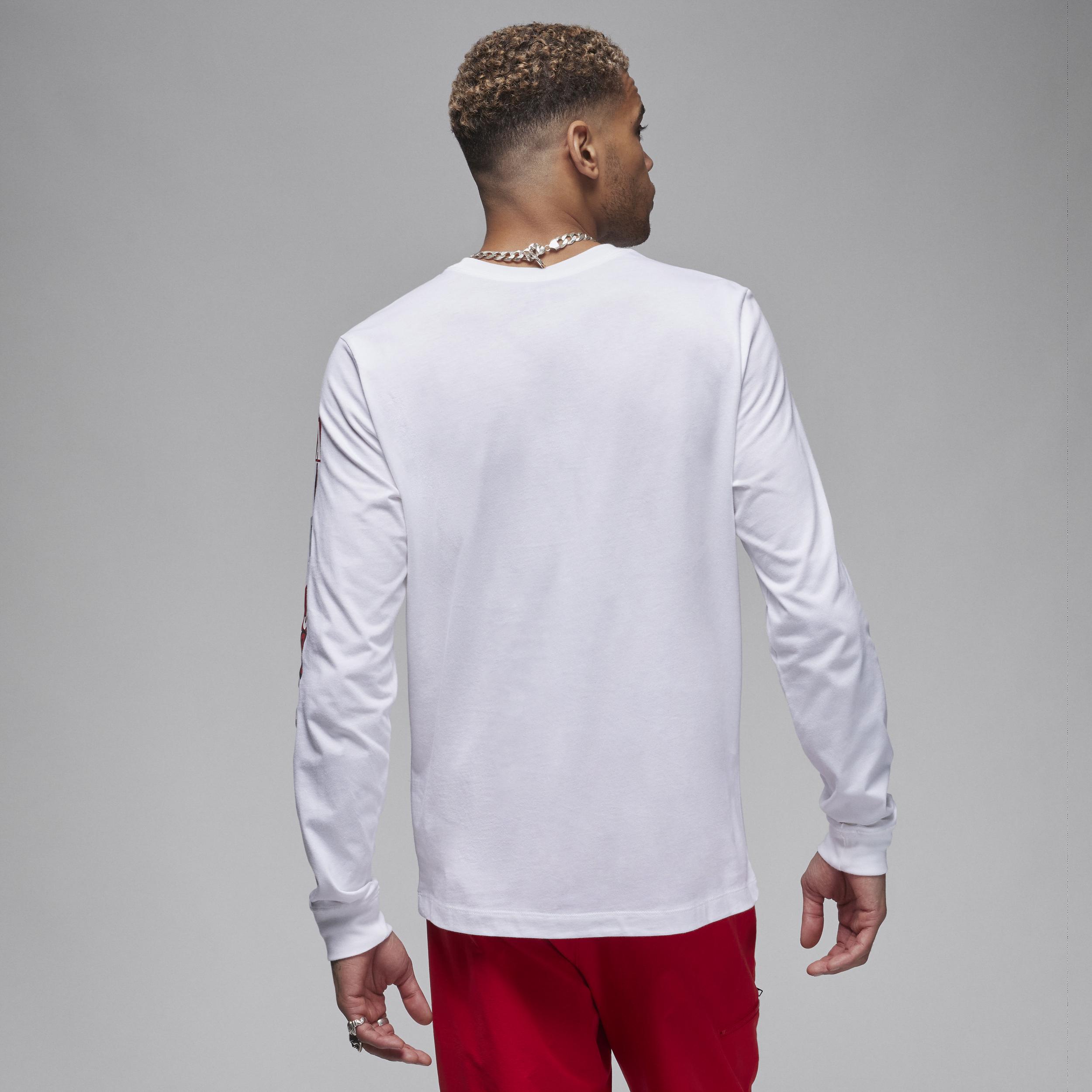 white long sleeve jordan shirt