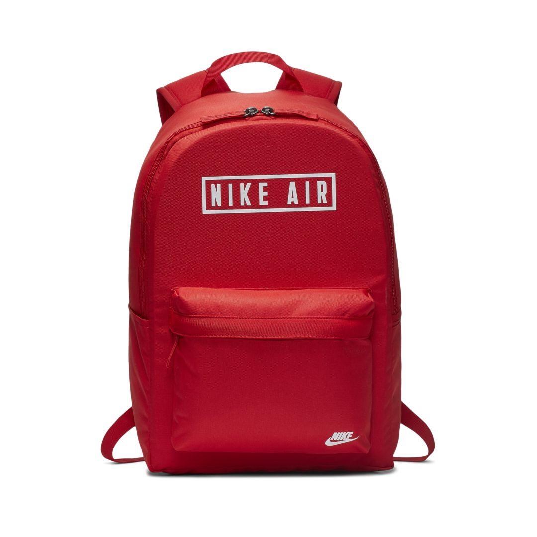 nike air red backpack