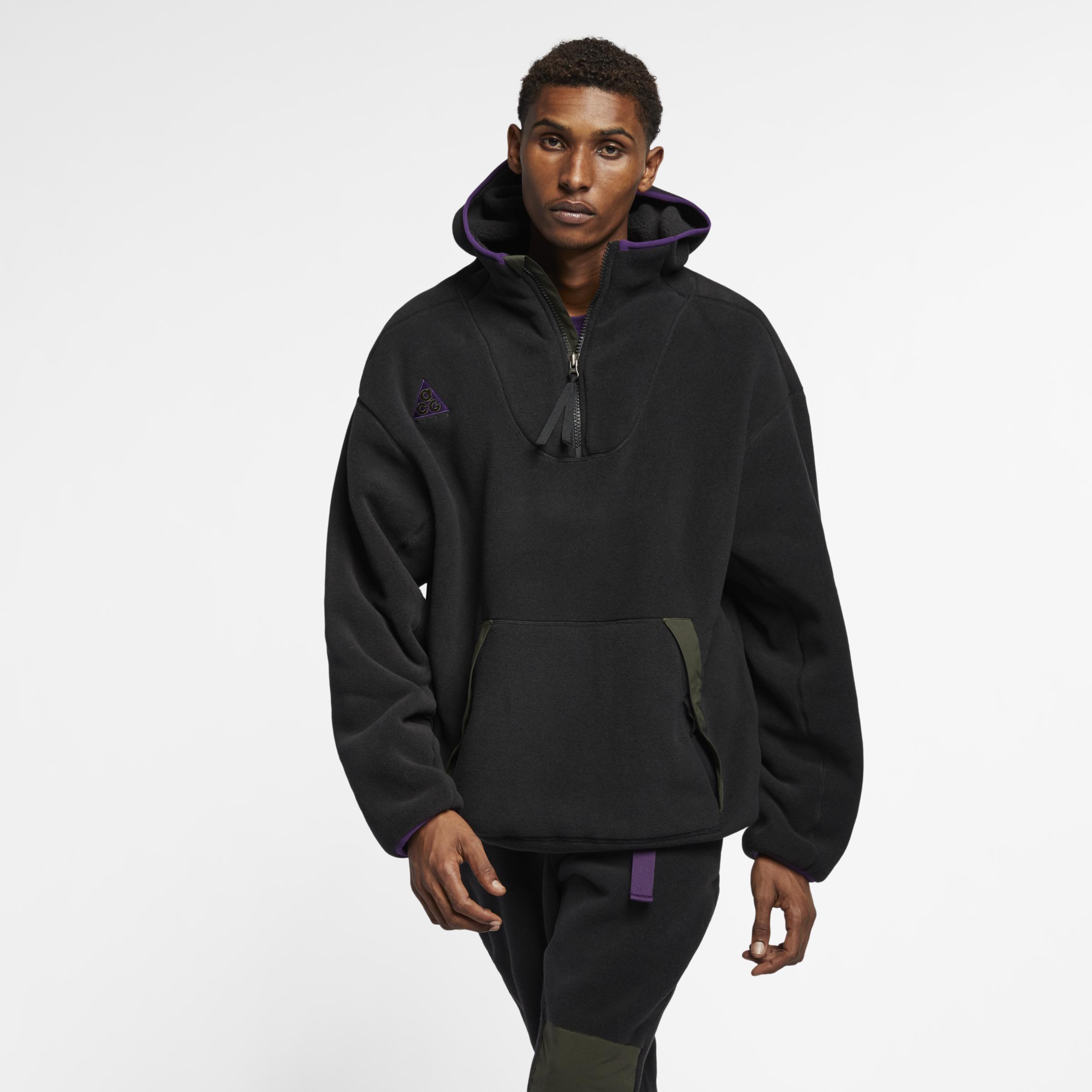Sweatà capuche en tissu Fleece sherpa ACG Nike en coloris Noir - Lyst