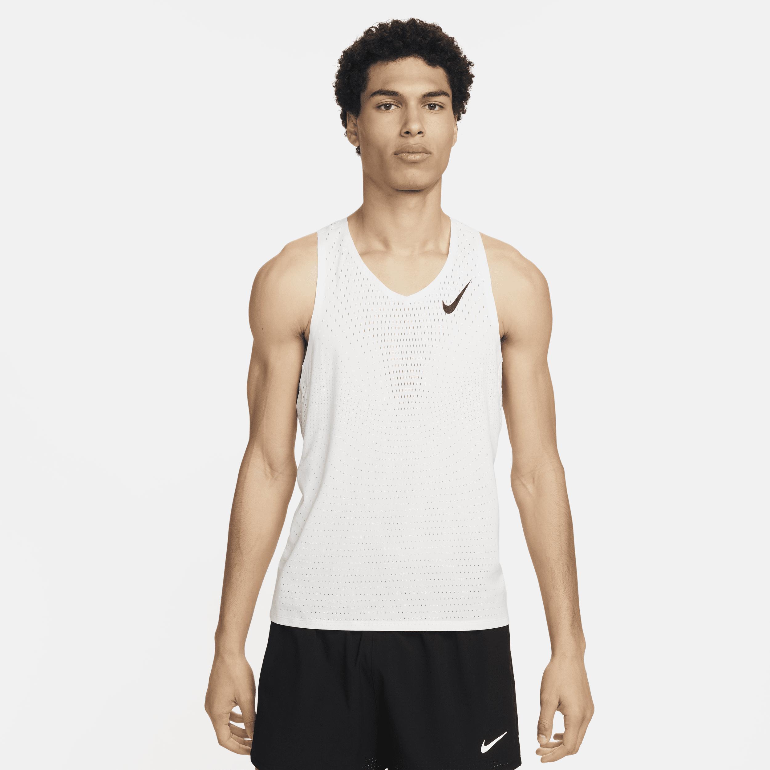 Nike Aeroswift Dri-fit Adv Running Vest 50% Recycled Polyester in White for  Men