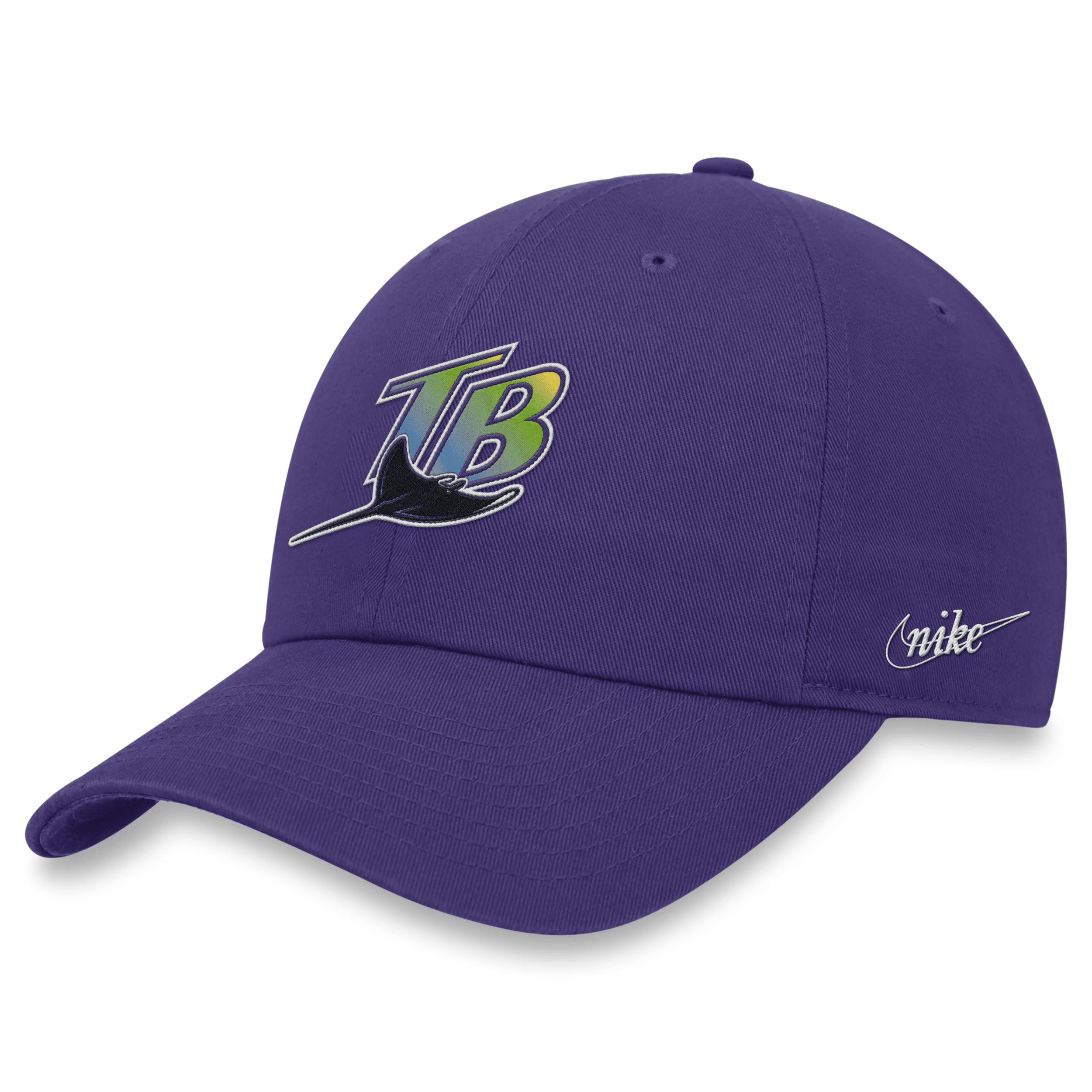 Nike Tampa Bay Rays Heritage86 Cooperstown Mlb Adjustable Hat In Purple,  for Men