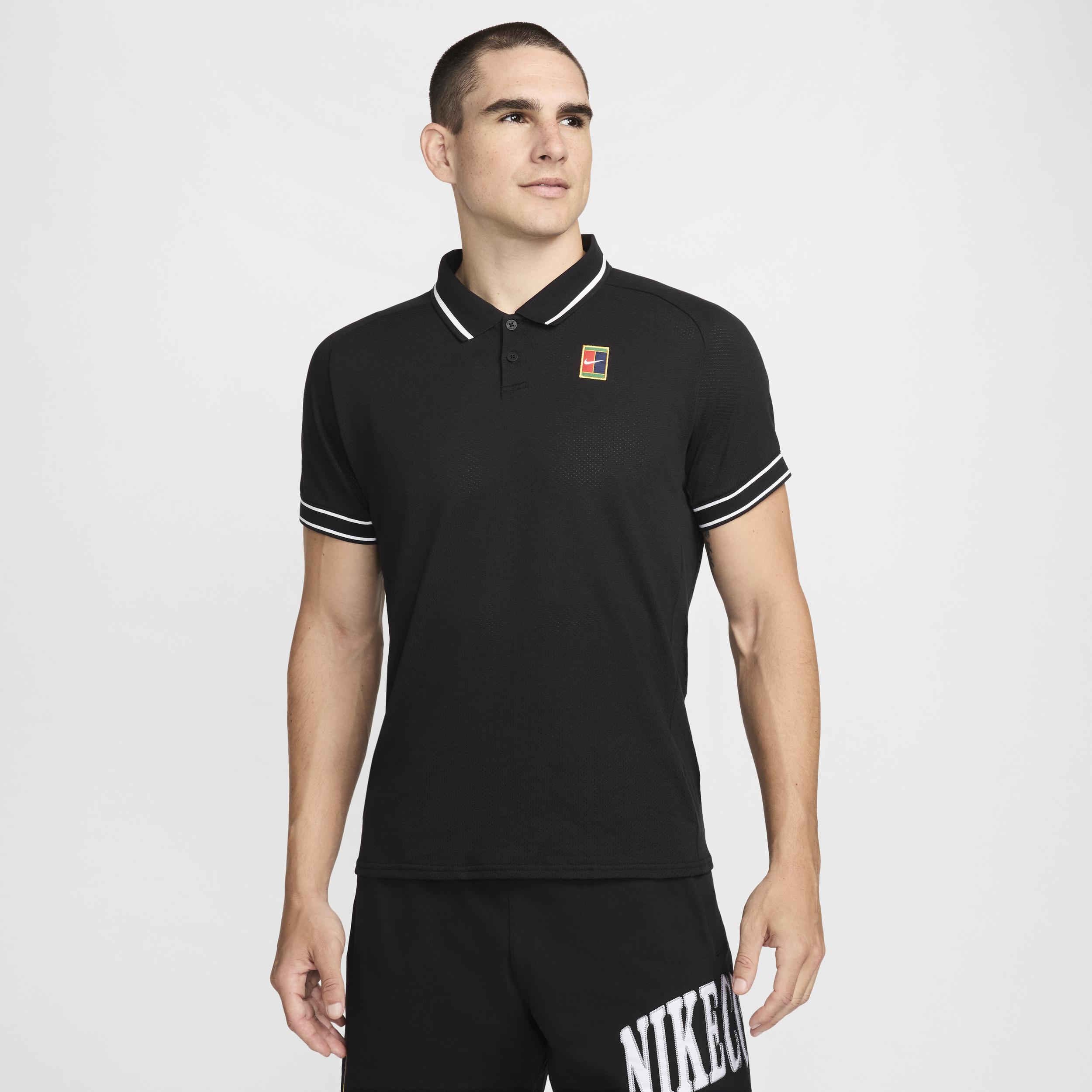 Nike Court Heritage Tennis Polo in Black for Men Lyst UK