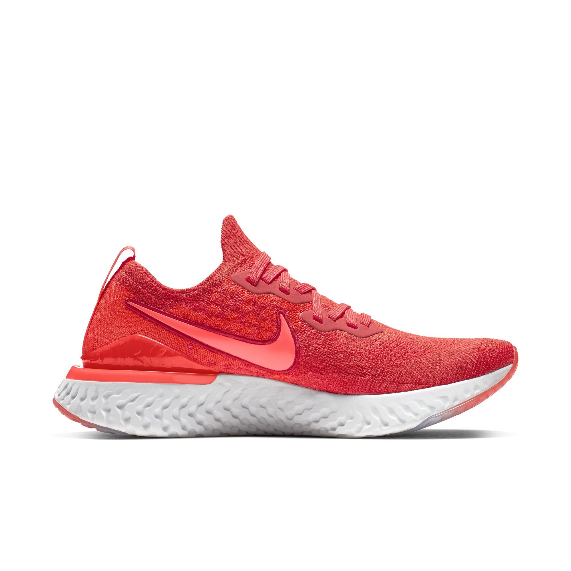 Nike Rubber Epic React Flyknit 2 Running Shoes in Red for Men | Lyst UK