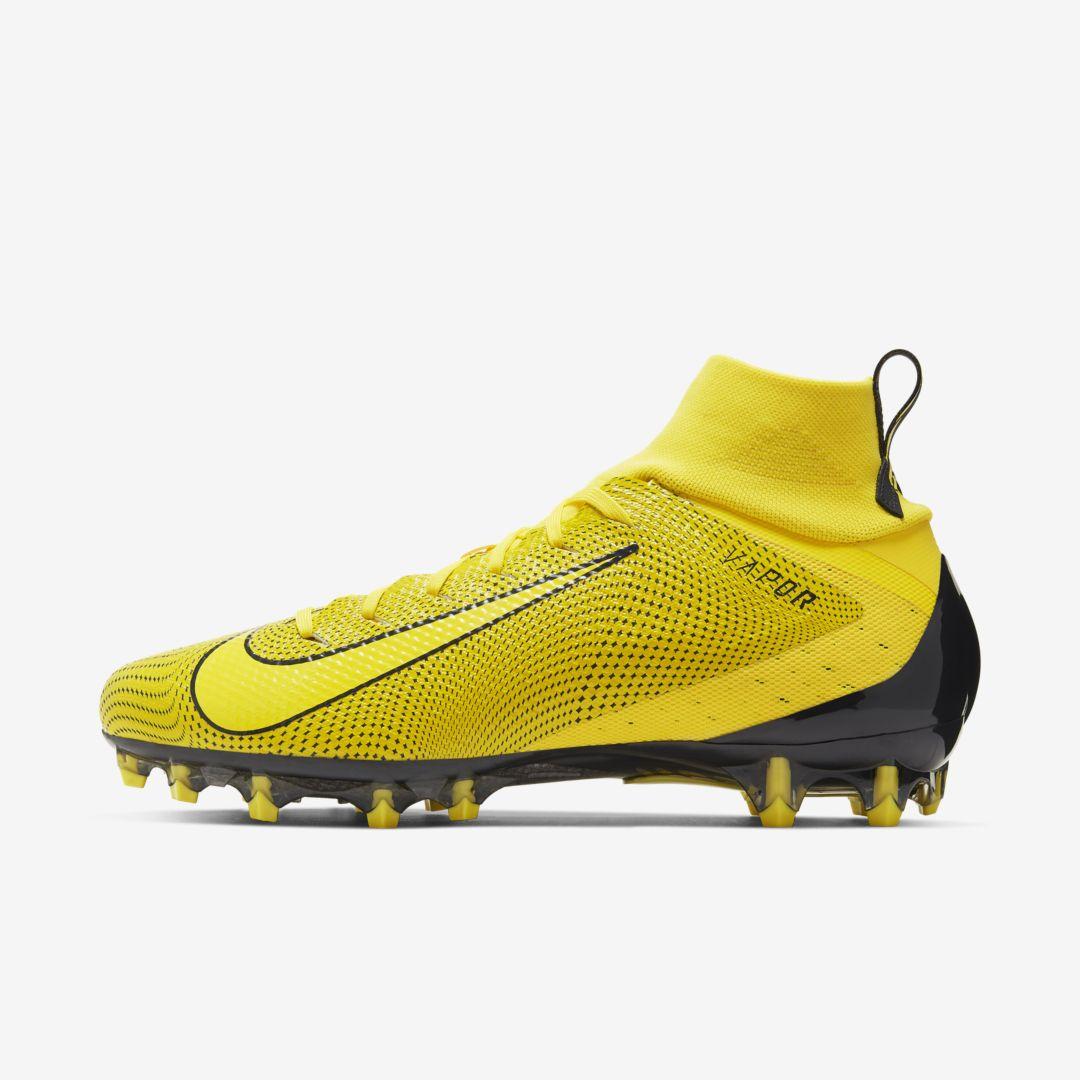 Nike Vapor Untouchable 3 Pro Football Cleat in Yellow for Men | Lyst