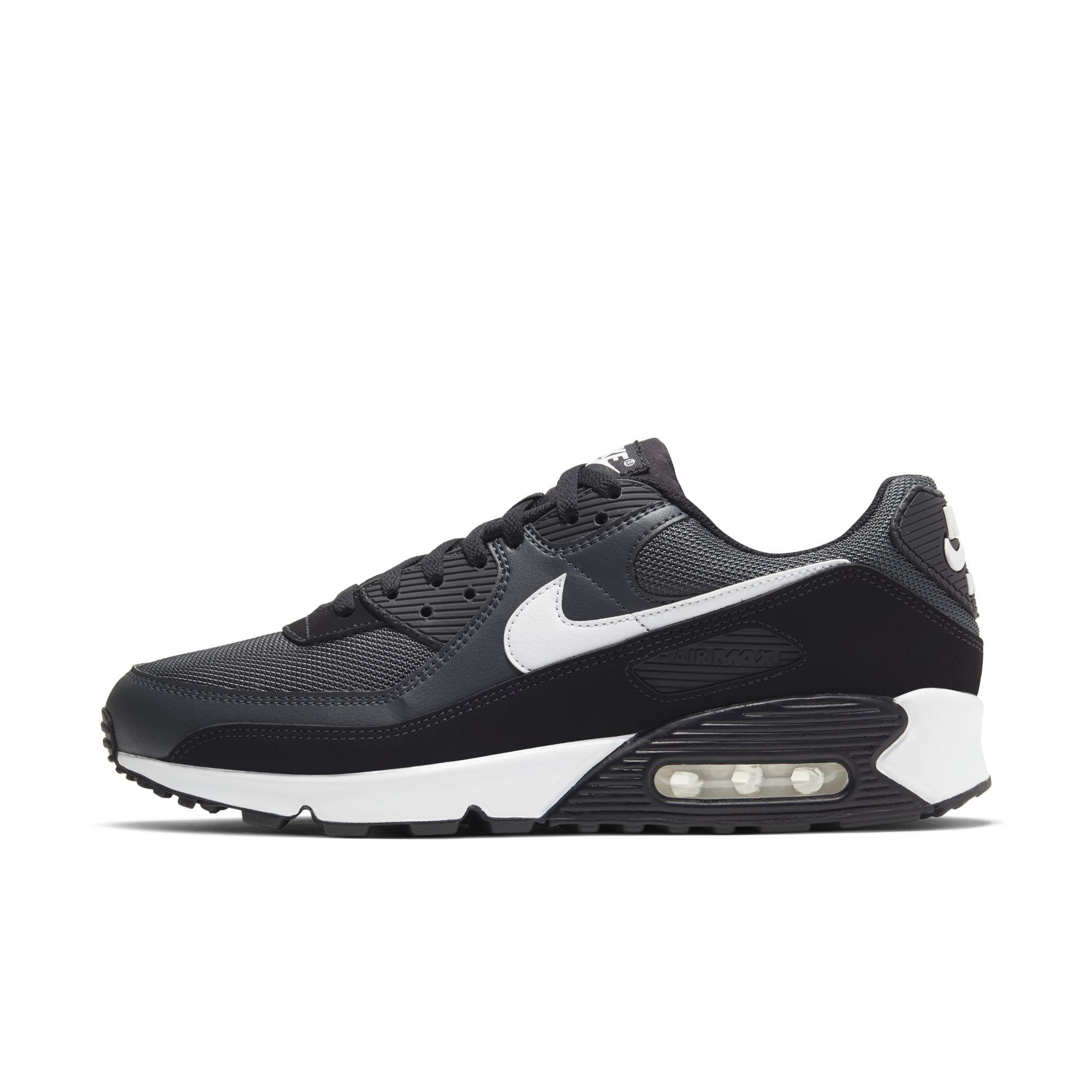 Nike Leather Air Max 90 Shoes in Grey (Grey) for Men - Save 52% - Lyst