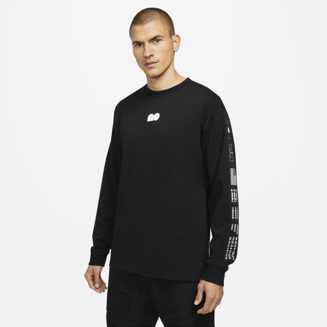 Nike Naomi Osaka Long-sleeve Tennis T-shirt (black) for Men