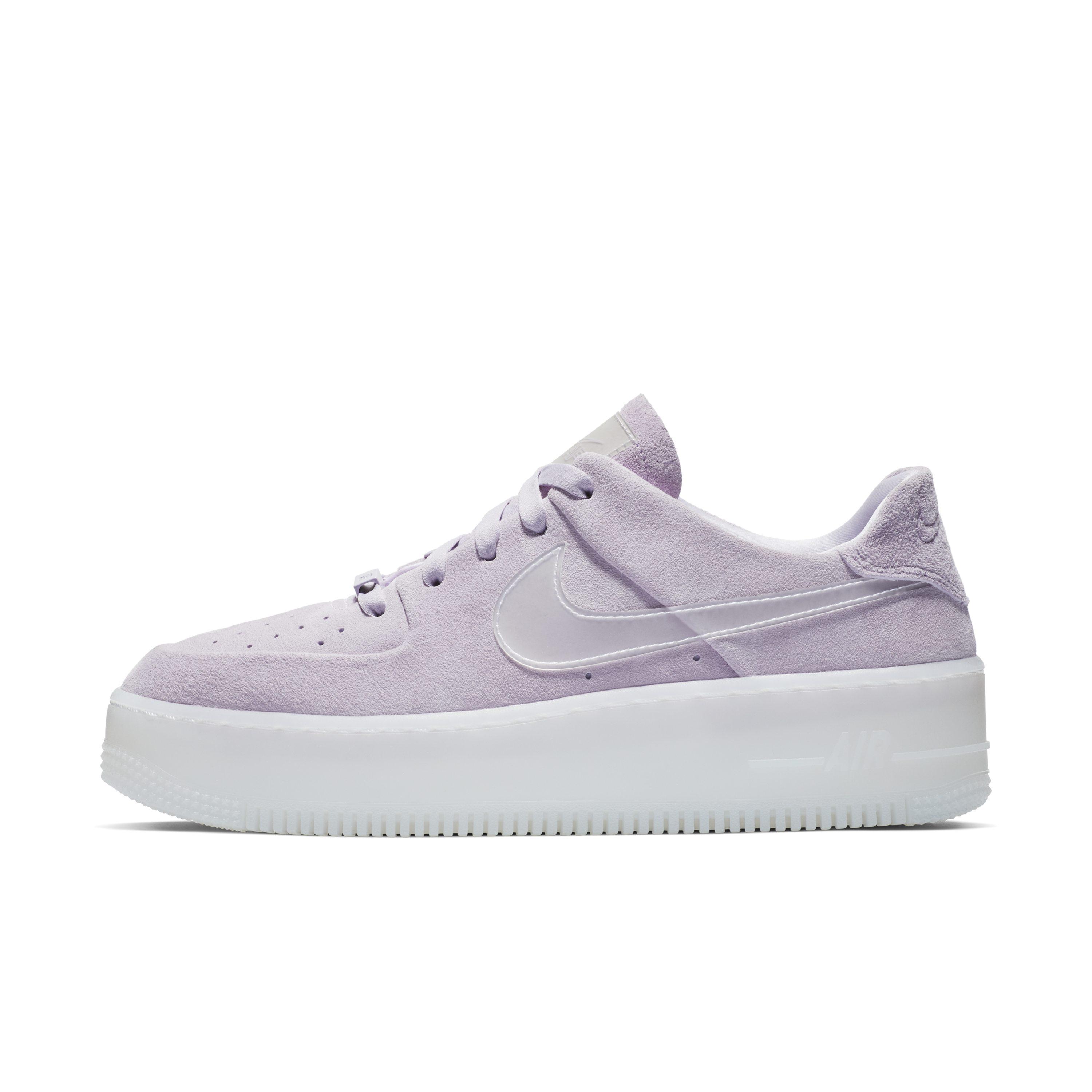 nike air force 1 sage lila