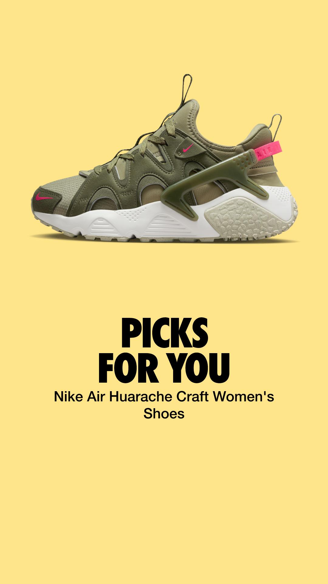 Nike Air Huarache Craft Shoes in Green | Lyst