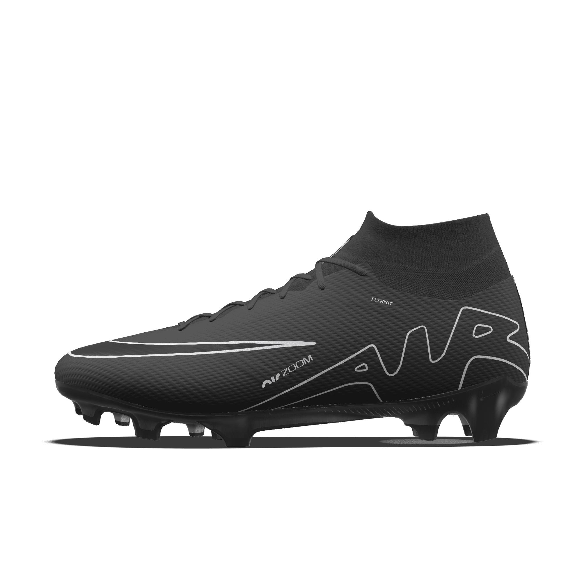 Custom Black Mercurials Black Mercurial High Top Cleats Nike