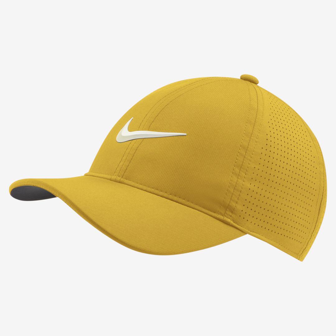 yellow nike golf hat