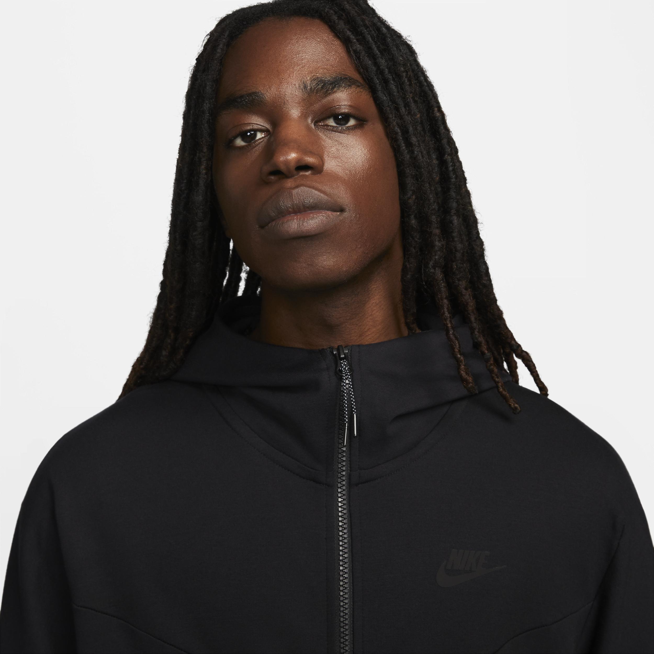 Nike Sportswear Tech Fleece Lightweight Full Zip Hoodie Sweatshirt in Black for Men Lyst UK