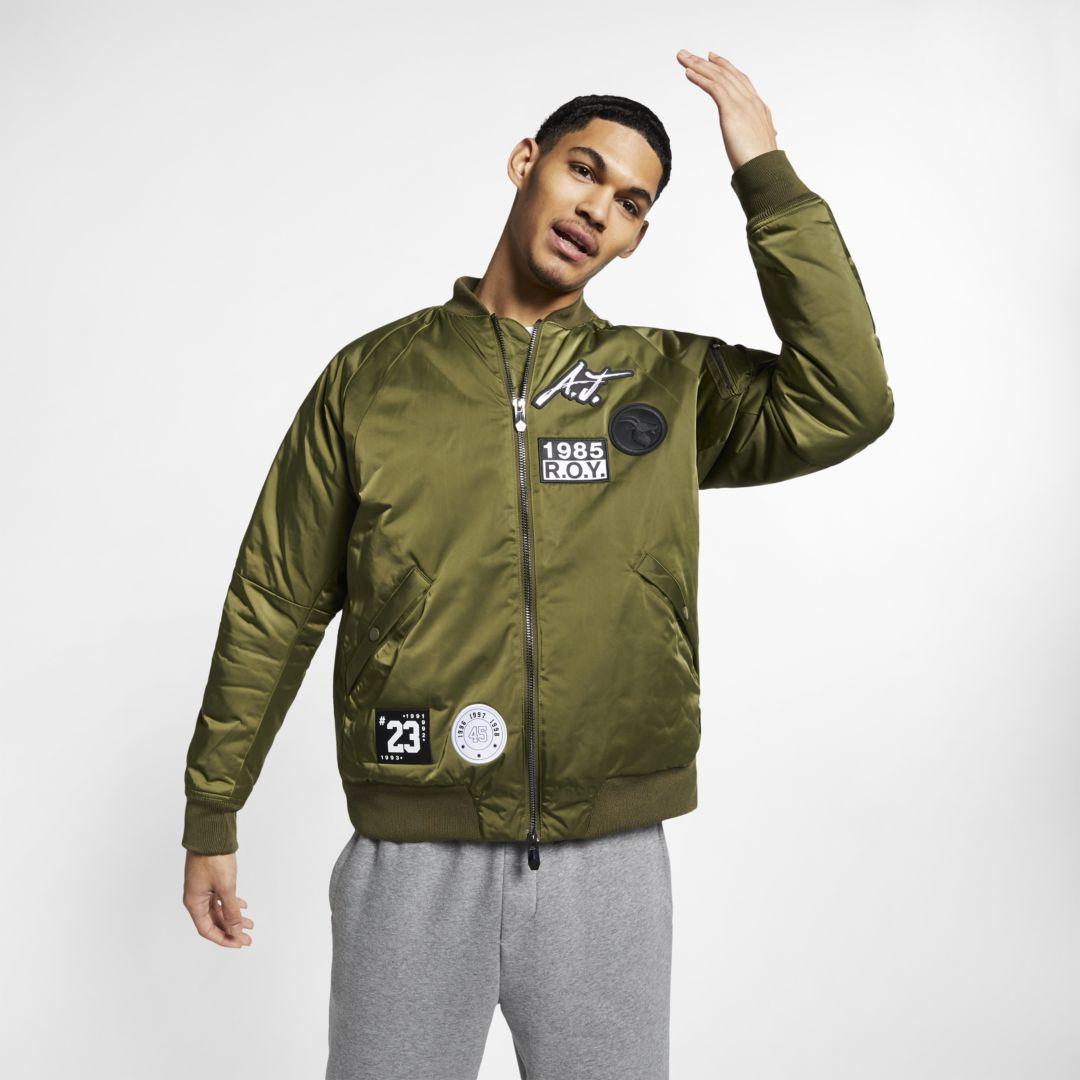 Nike Synthetic Jordan Sportswear Greatest J-1 Jacket in Green for Men - Lyst