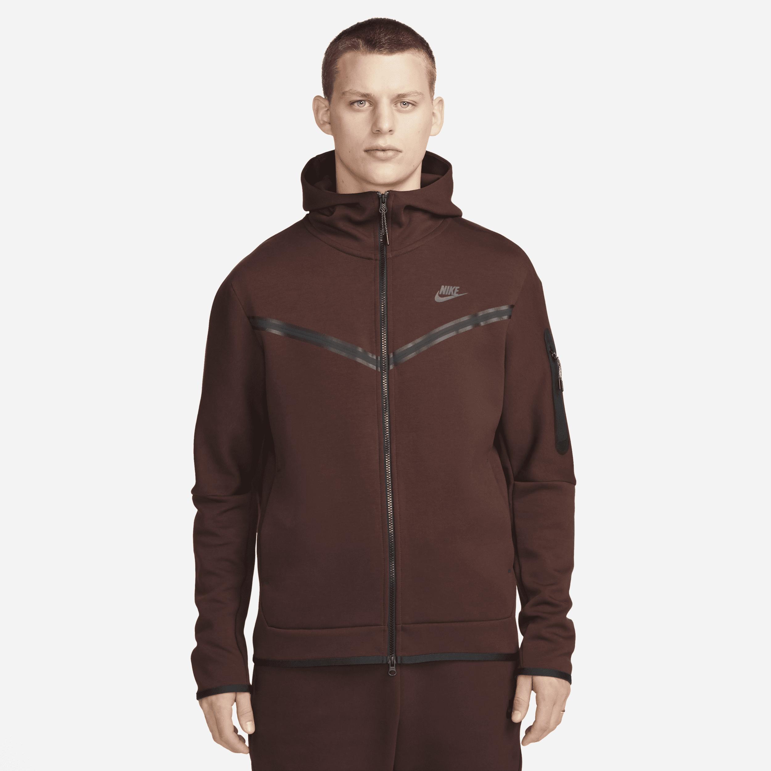 Nike Sportswear Tech Fleece Full-zip Hoodie In Brown, for Men | Lyst
