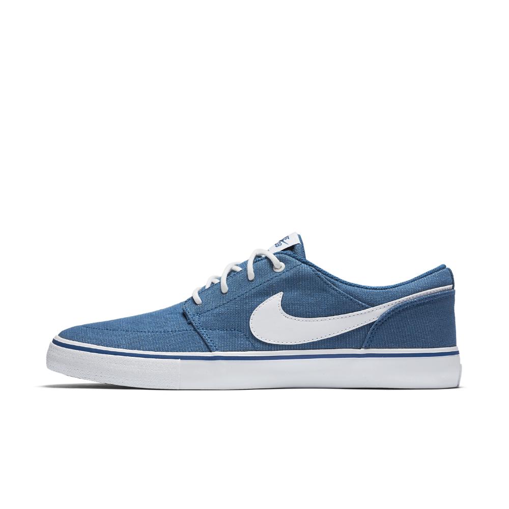 Nike Sb Solarsoft Portmore Ii Canvas Premium Men's Skateboarding Shoe in  Blue for Men | Lyst