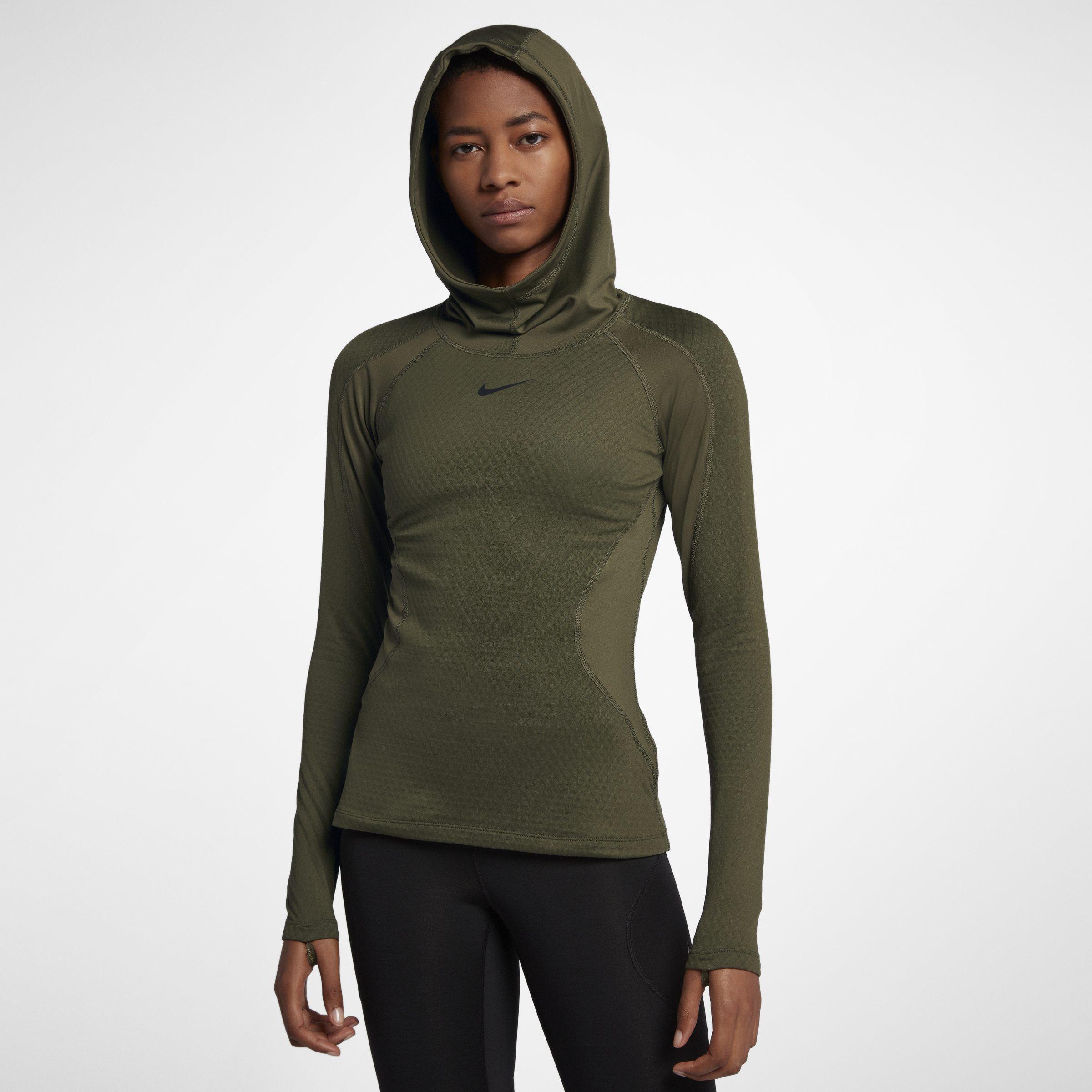 nike pro hyperwarm hoodie 