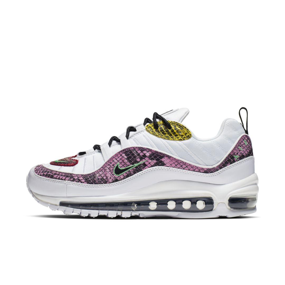 Nike Air Max 98 Premium Animal Shoe in White - Lyst Nike Air Max 98 Premium Animal Shoe in White - Lyst