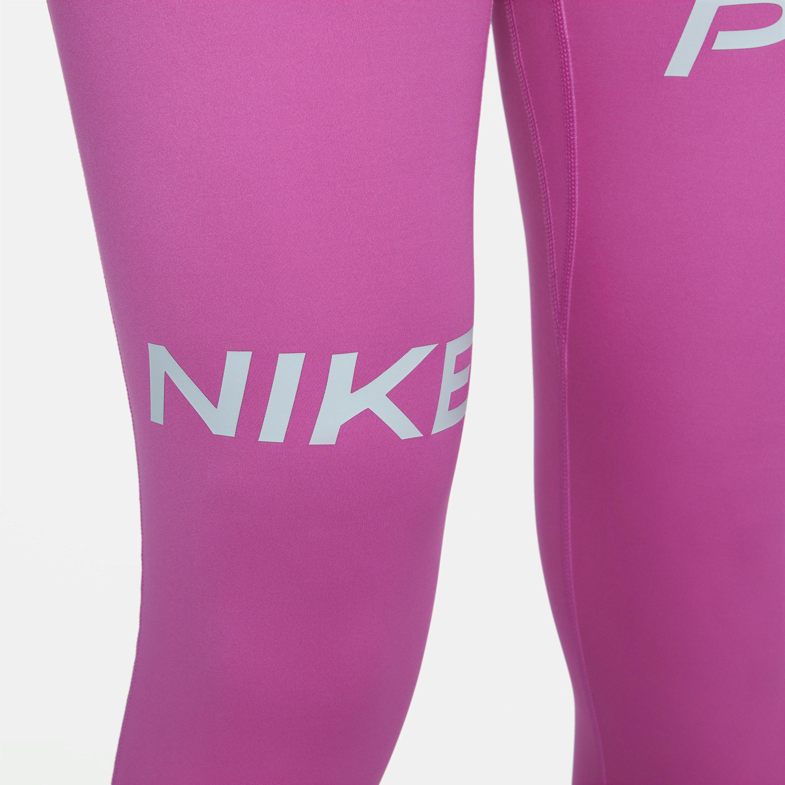 Nike Pro Women's Mid-Rise Full-Length Graphic Training Leggings In