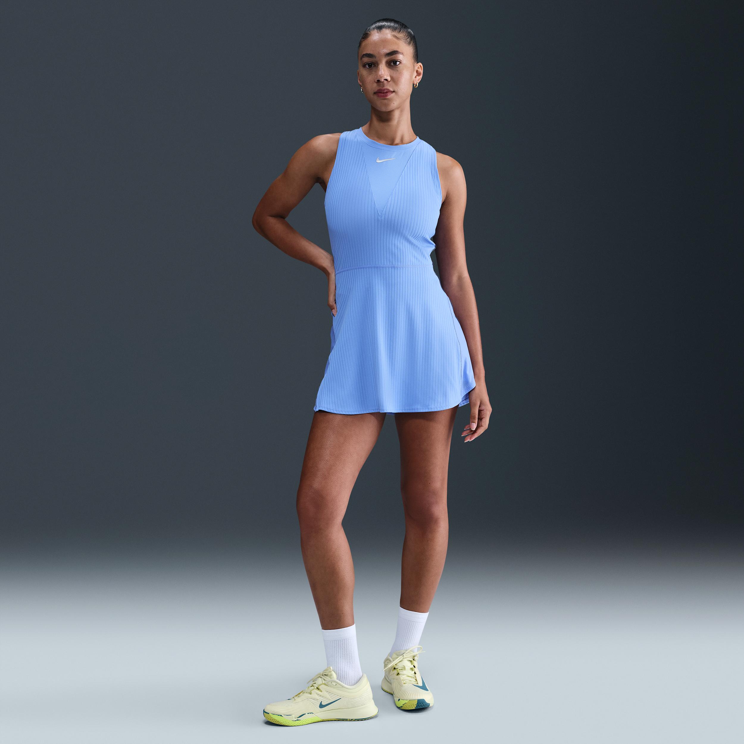 Nike Court Slam Dri-Fit Tennis Dress in Blue | Lyst