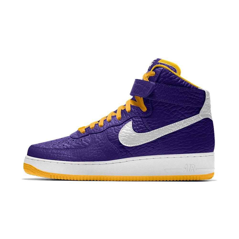Nike Air Force 1 High Premium Id (los Angeles Lakers) Men&#39;s Shoe in Blue for Men - Lyst