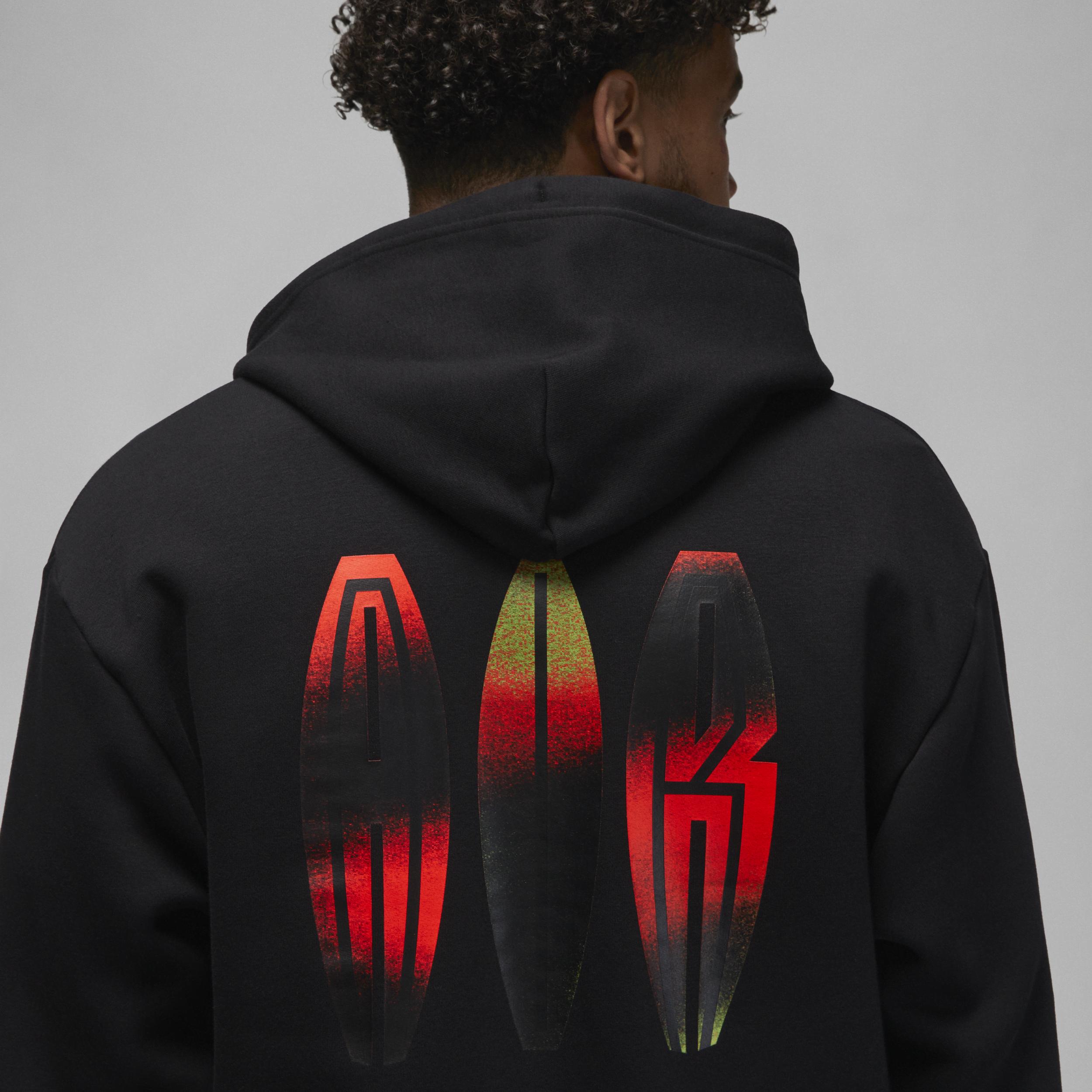 Nike Jordan Flight Mvp Full-zip Hoodie in Black for Men | Lyst