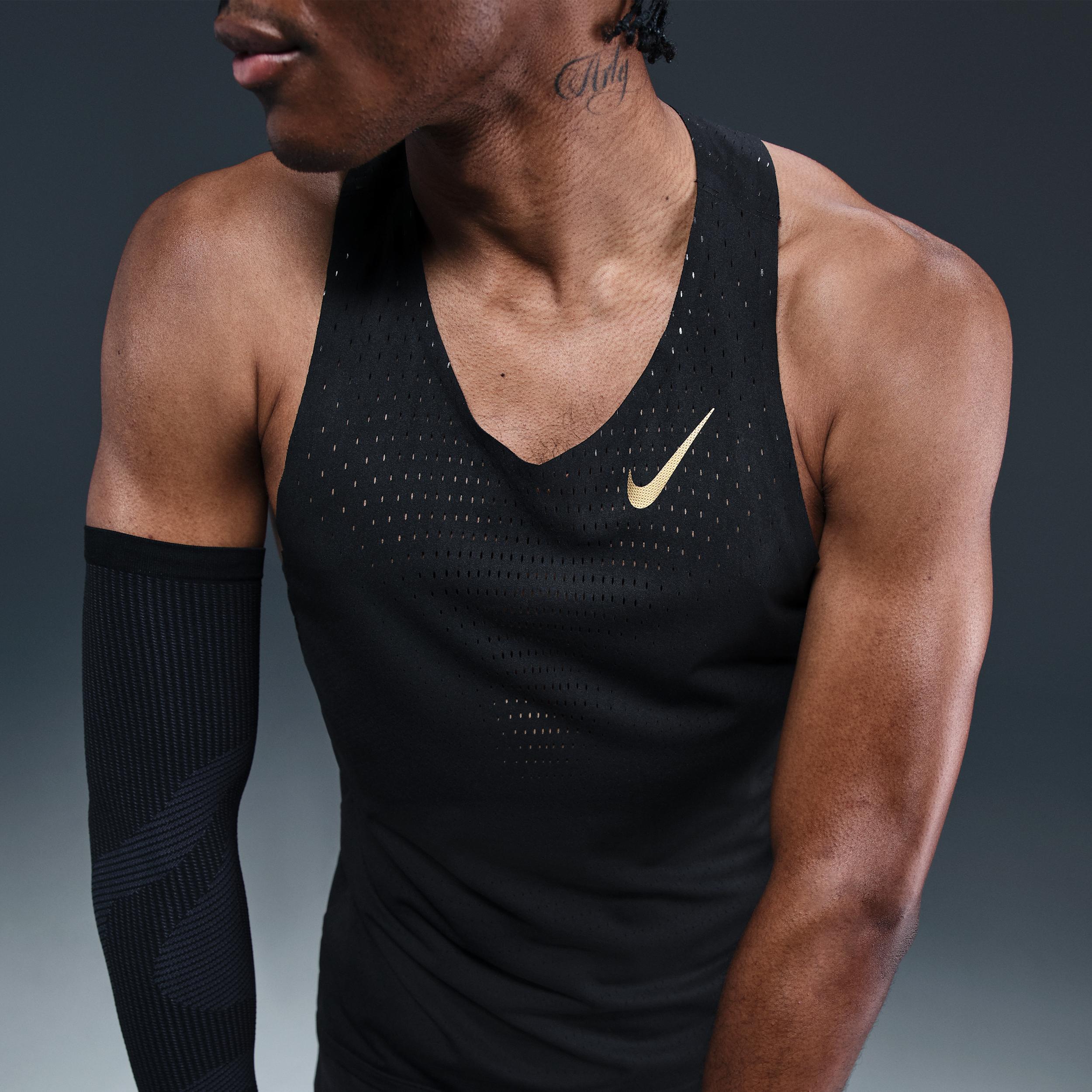 Nike Aeroswift X Jakob Dri-Fit Adv Running Singlet in Black