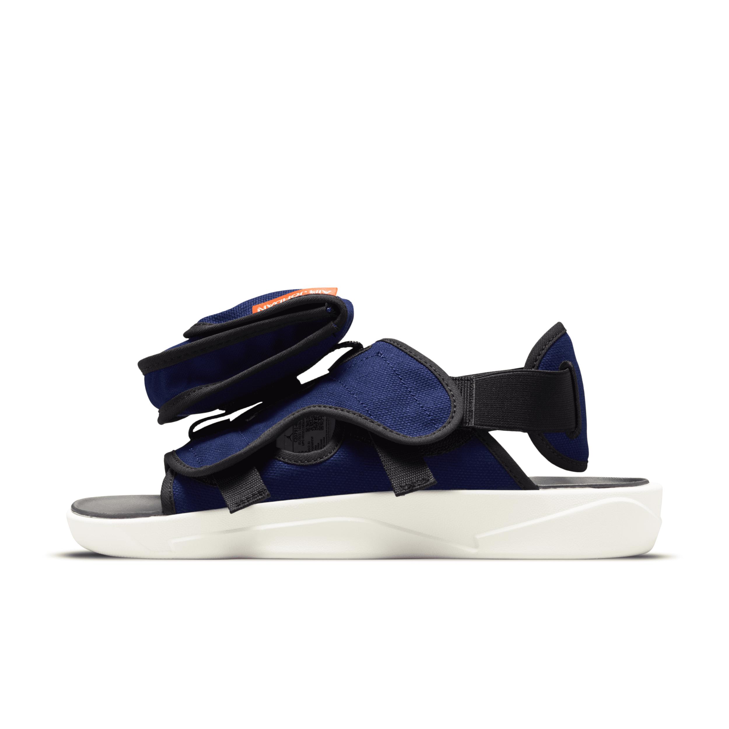 navy blue jordan slides