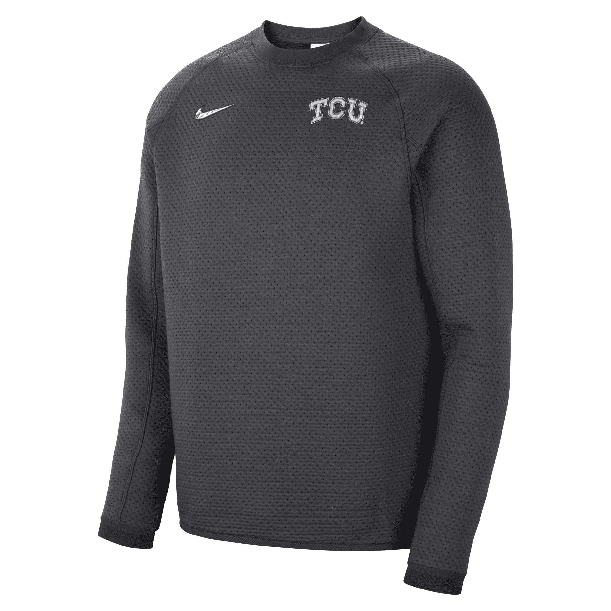 Nike Tcu Tech Pack Therma-fit Adv College Sweatshirt In Grey, in Gray ...